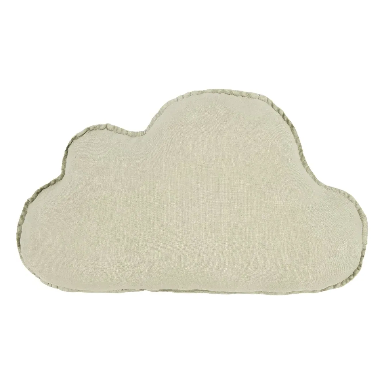 Nuage Cloud Cushion - Matcha Green, French Linen product