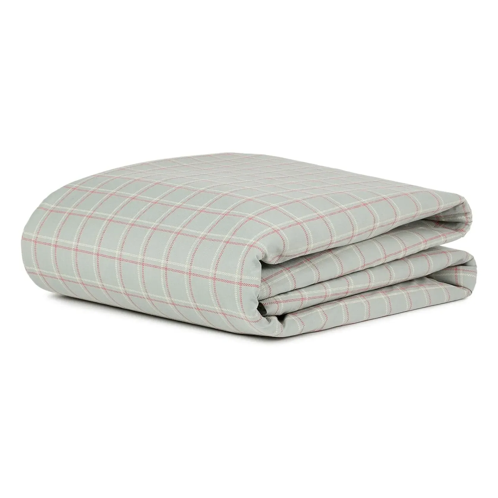 Sheldon Checks Duvet Cover - Blue, Organic Cotton product