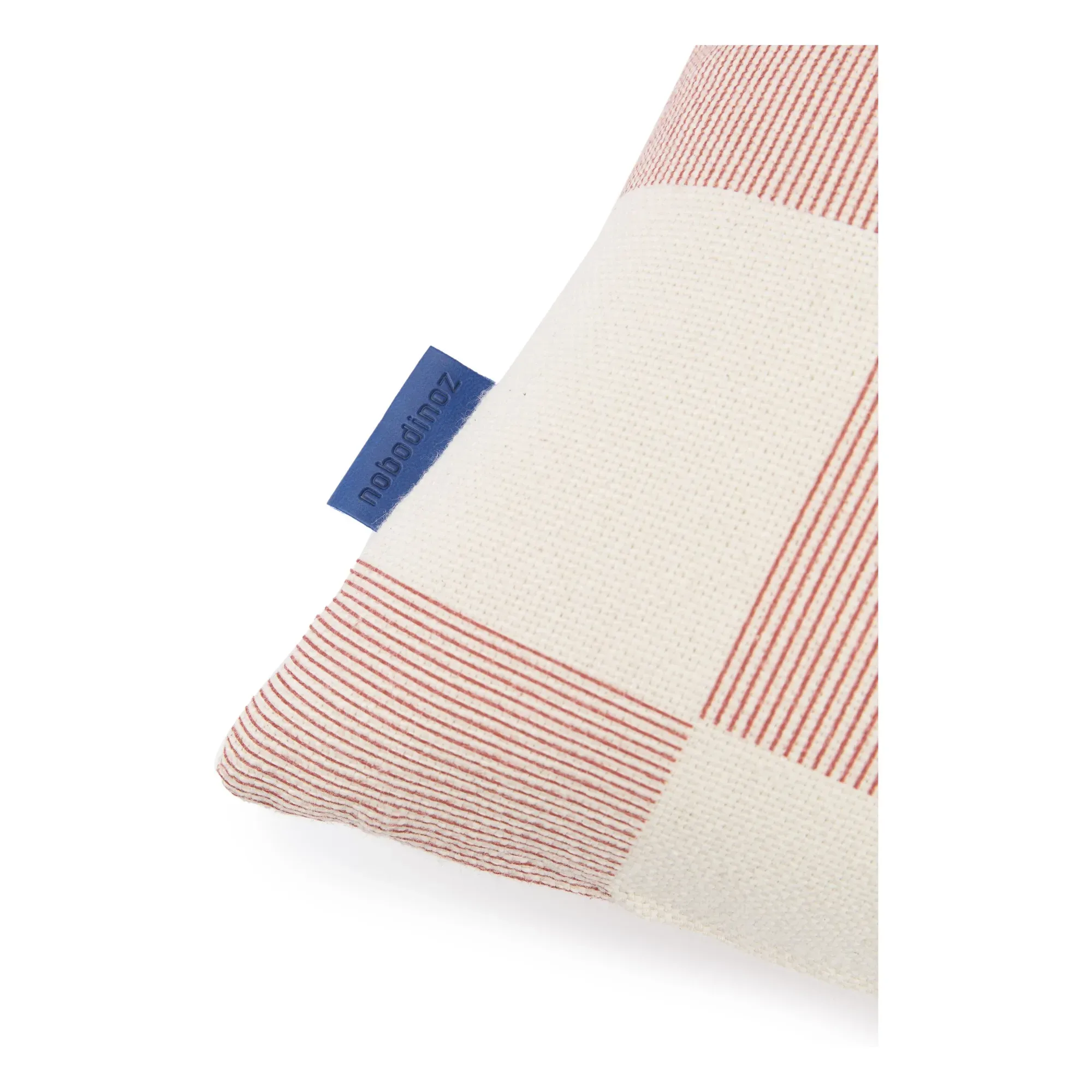 Sheldon Checks Duvet Cover - Red, Organic Cotton alternate view
