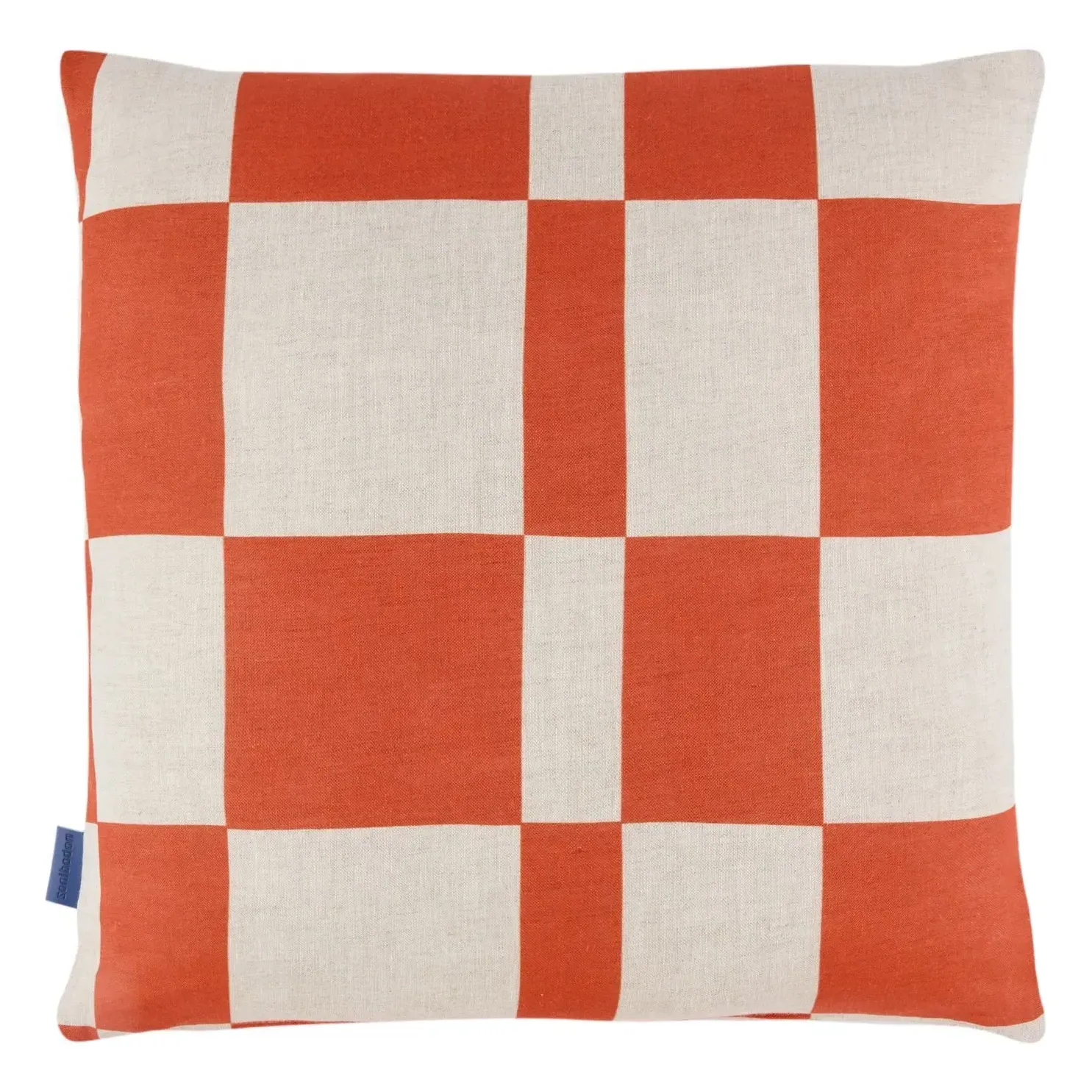Stanley Square Cushion - Orange, French Linen product