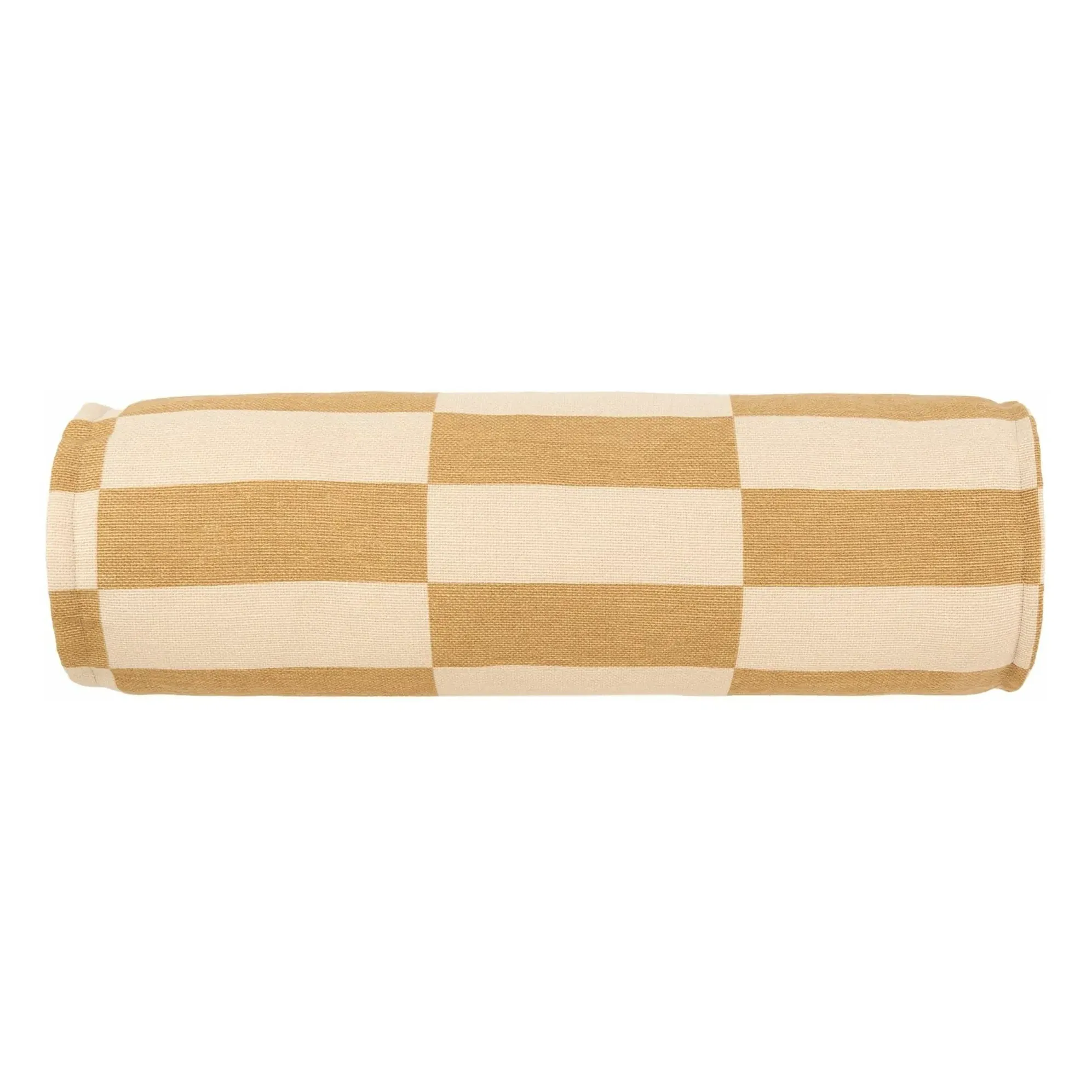 Vibes Bolster Cushion - Mustard, Organic Cotton alternate view