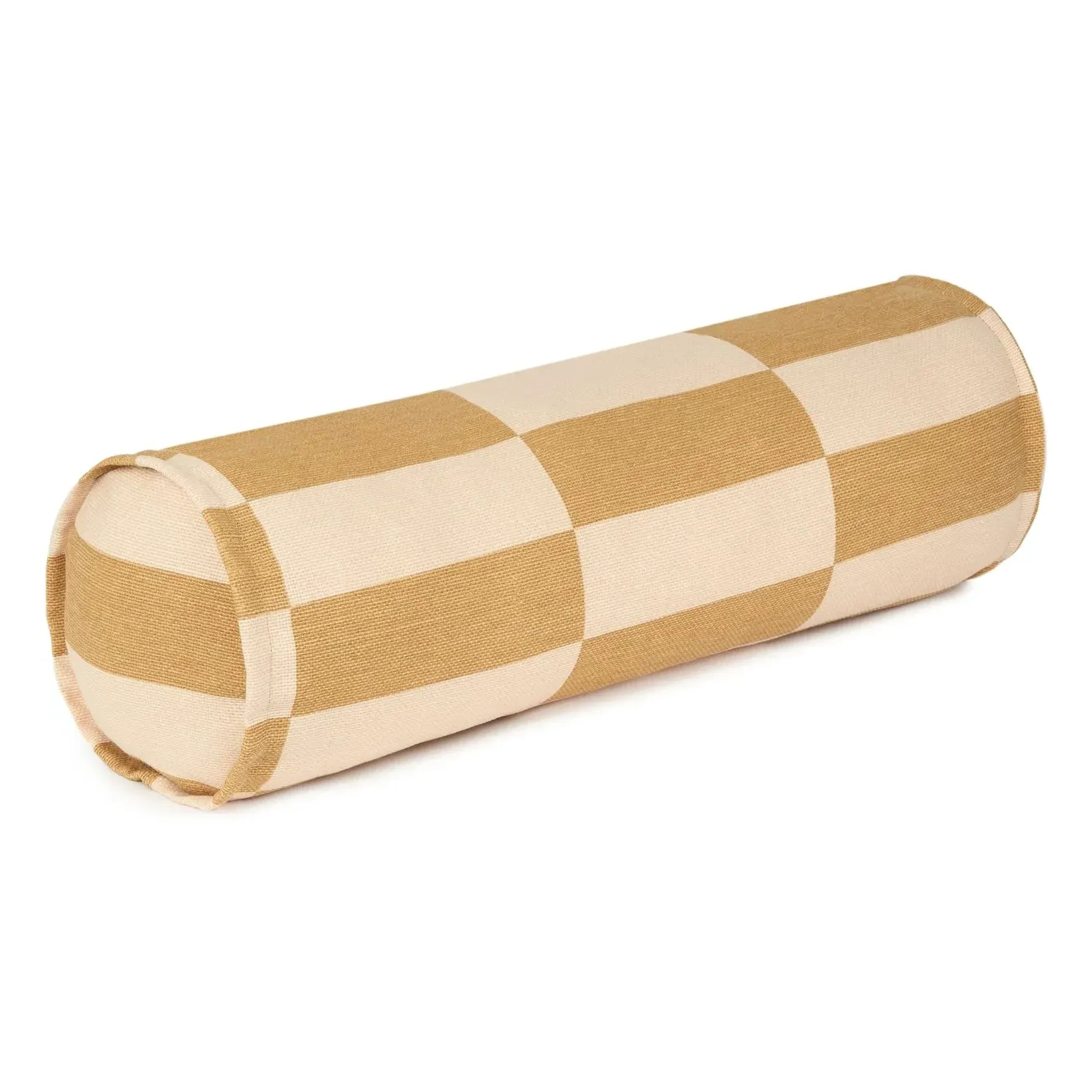 Vibes Bolster Cushion - Mustard, Organic Cotton product