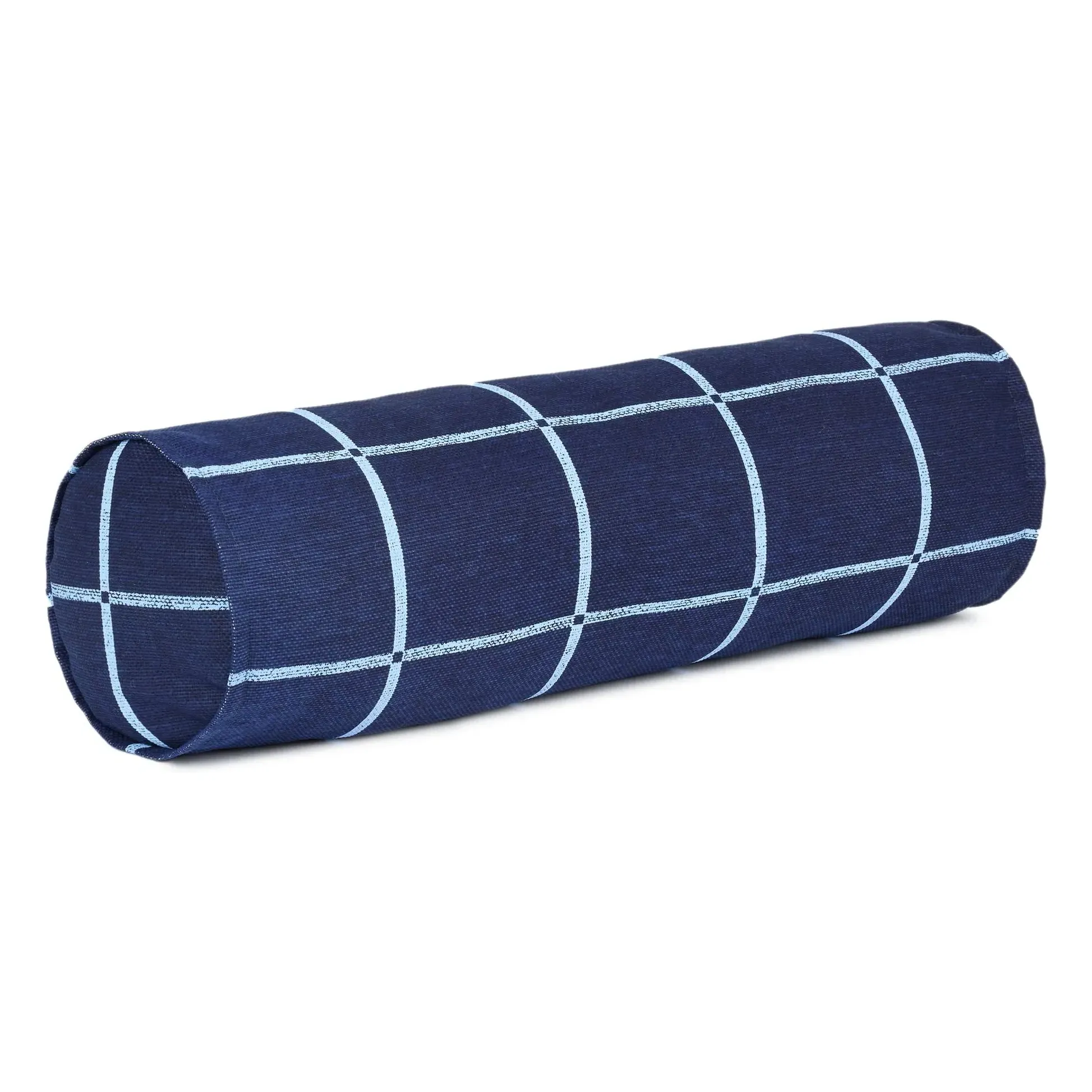 Vibes Bolster Cushion - Navy Blue, Organic Cotton product
