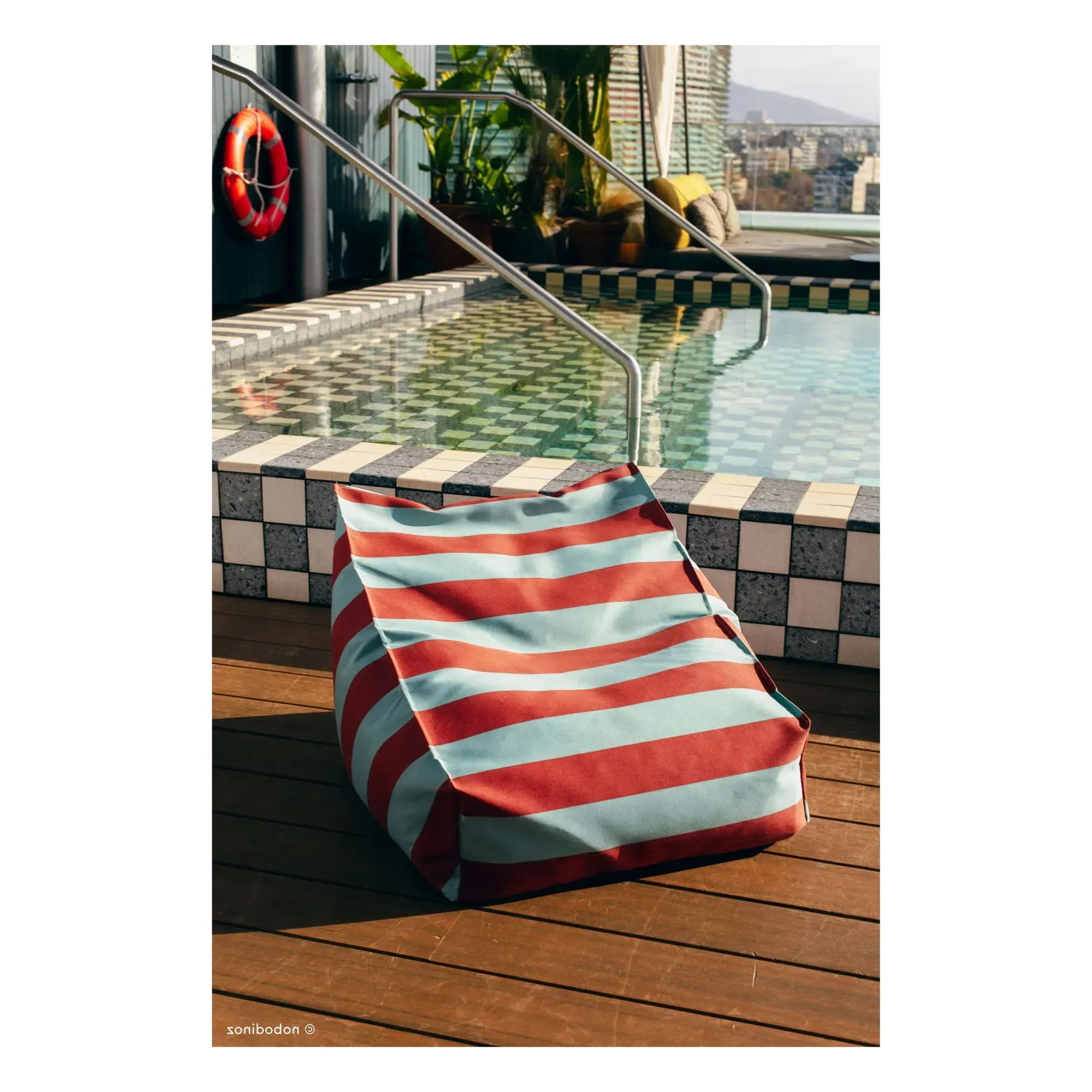 Vibes Outdoor Beanbag Armchair - Toffee, Acrylic alternate view