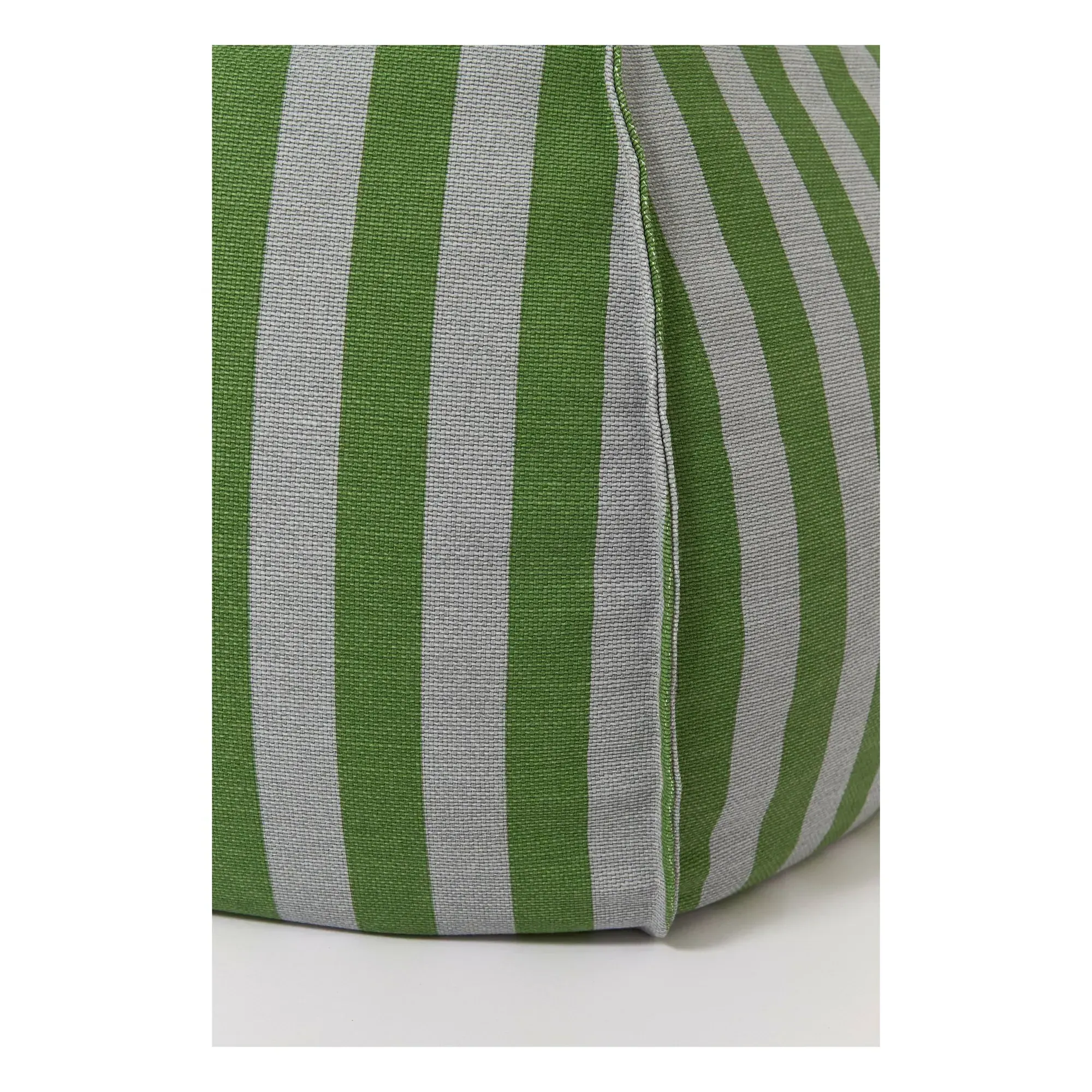Vibes Round Pouffe - Dark Green, Organic Cotton alternate view