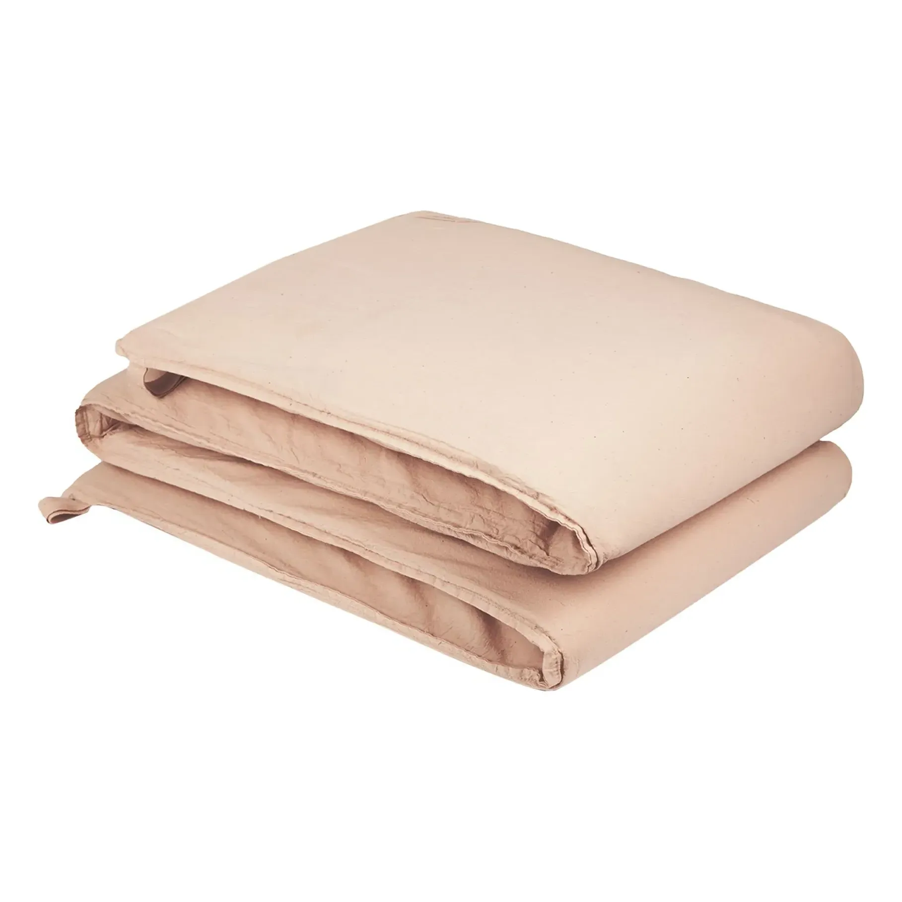 Wabi-Sabi Crib Bumper Pad - Powder Pink, Organic Cotton product