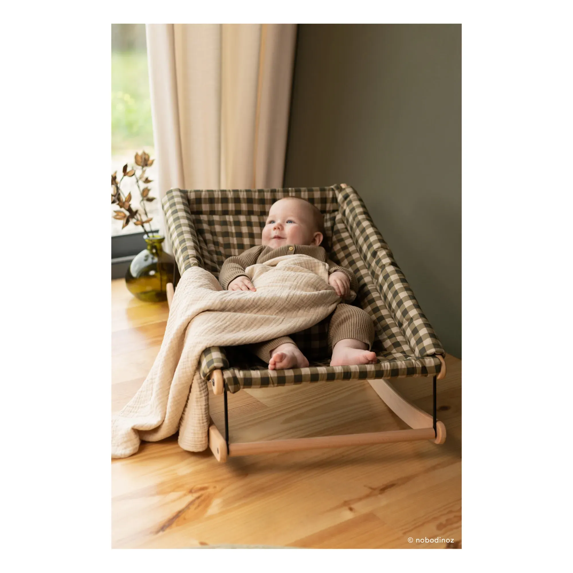 Wabi-Sabi Throw - Ginger, Organic Cotton alternate view
