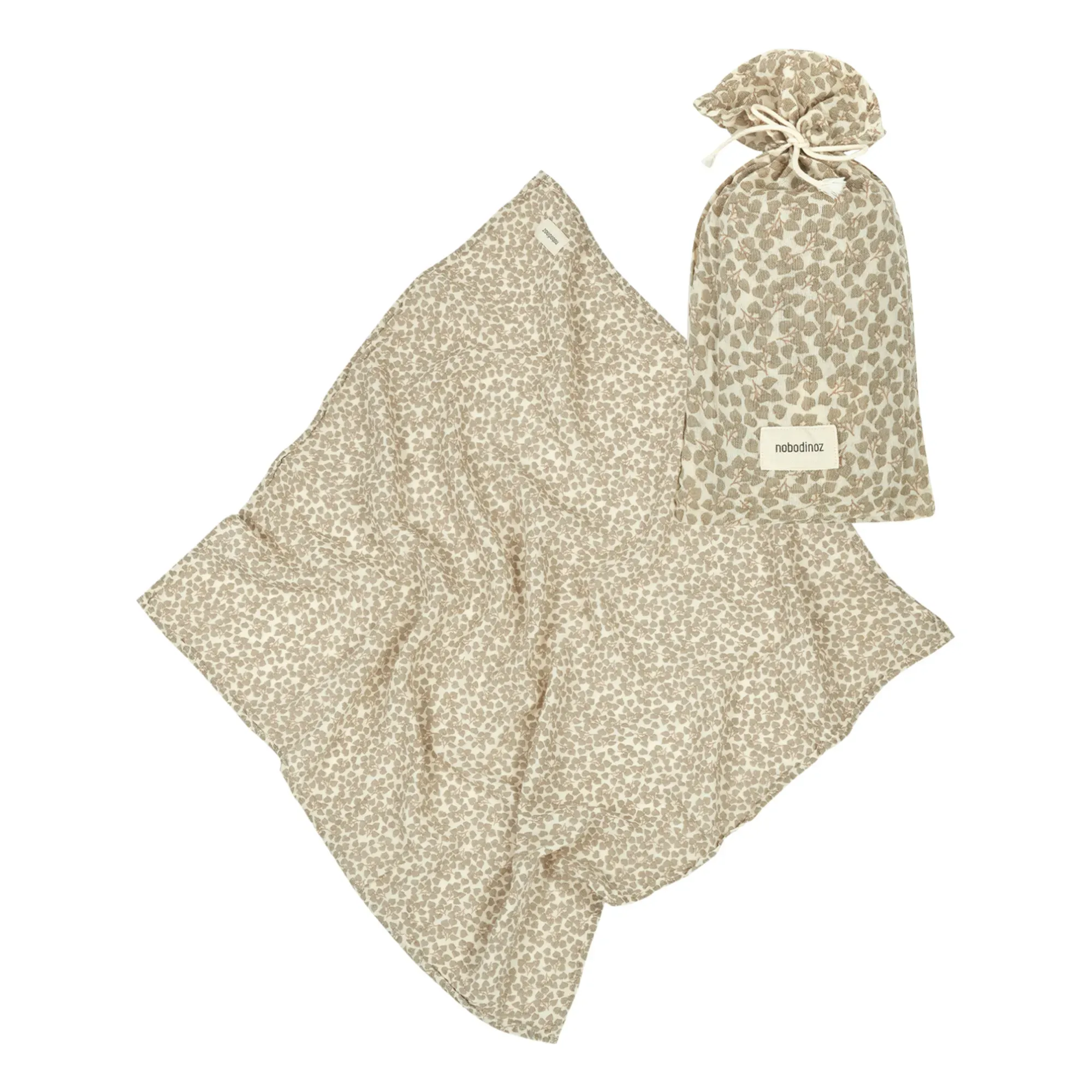 Yumiko Double Muslin Swaddle Blanket - Ochre, Organic Cotton alternate view