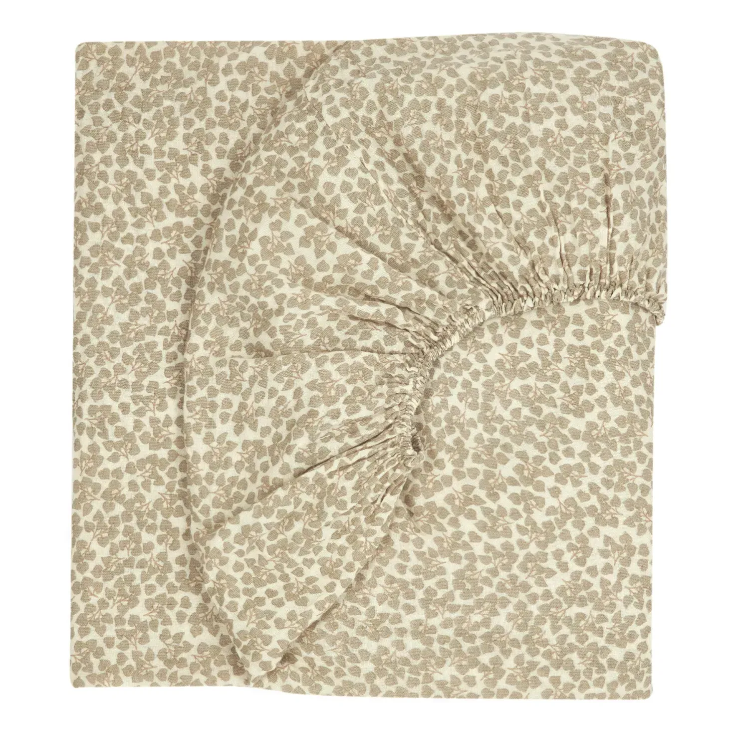 Yumiko Fitted Sheet - Ochre, Organic Cotton product
