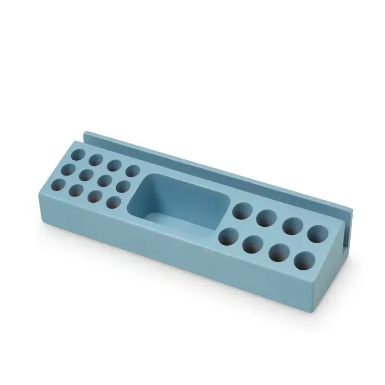 Ash Wood Pencil Holder - Light Blue product