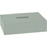 Kiddo Storage Box with Wooden Lid - Olive Green, FSC Wood alternate view