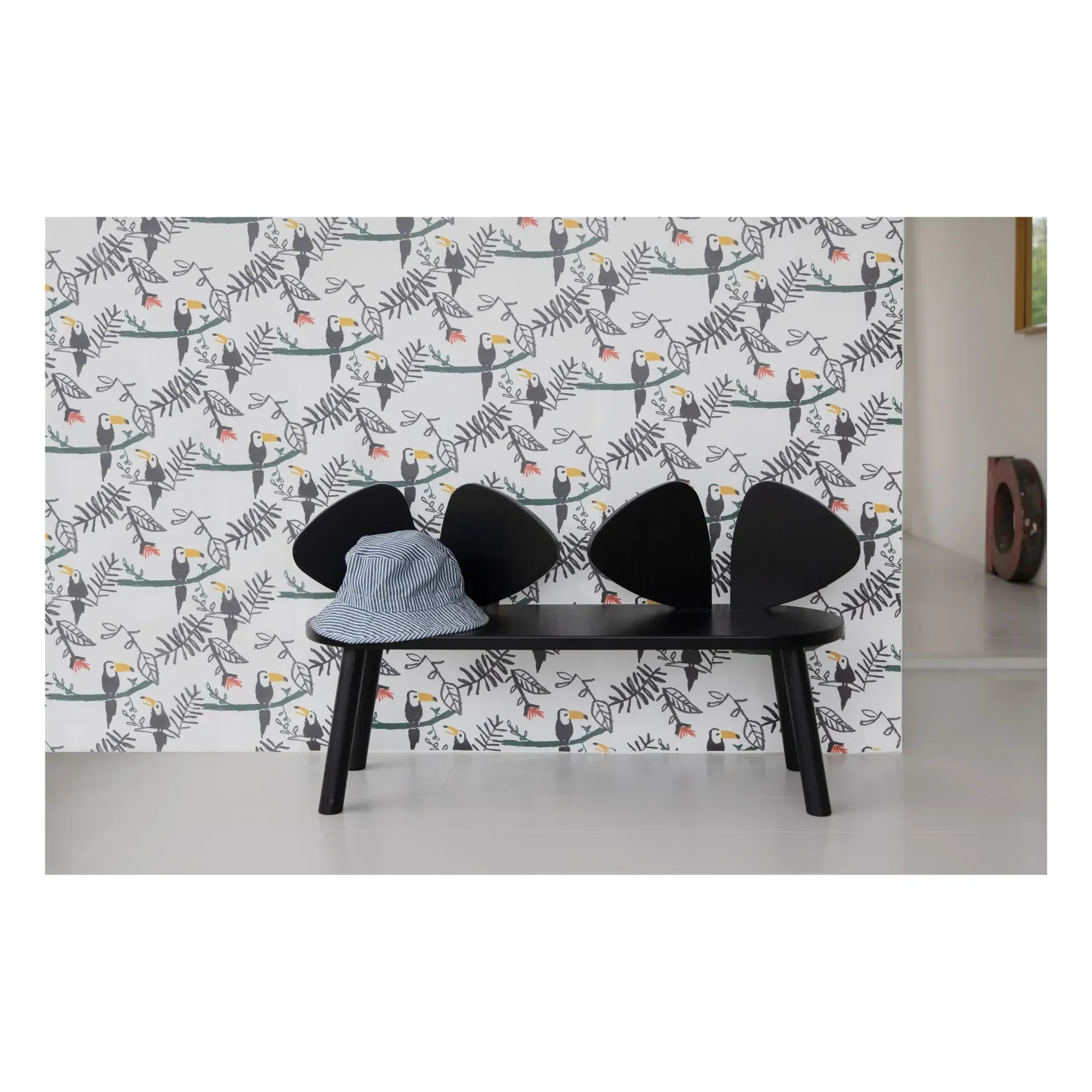Mouse Bench - Black, Oak alternate view