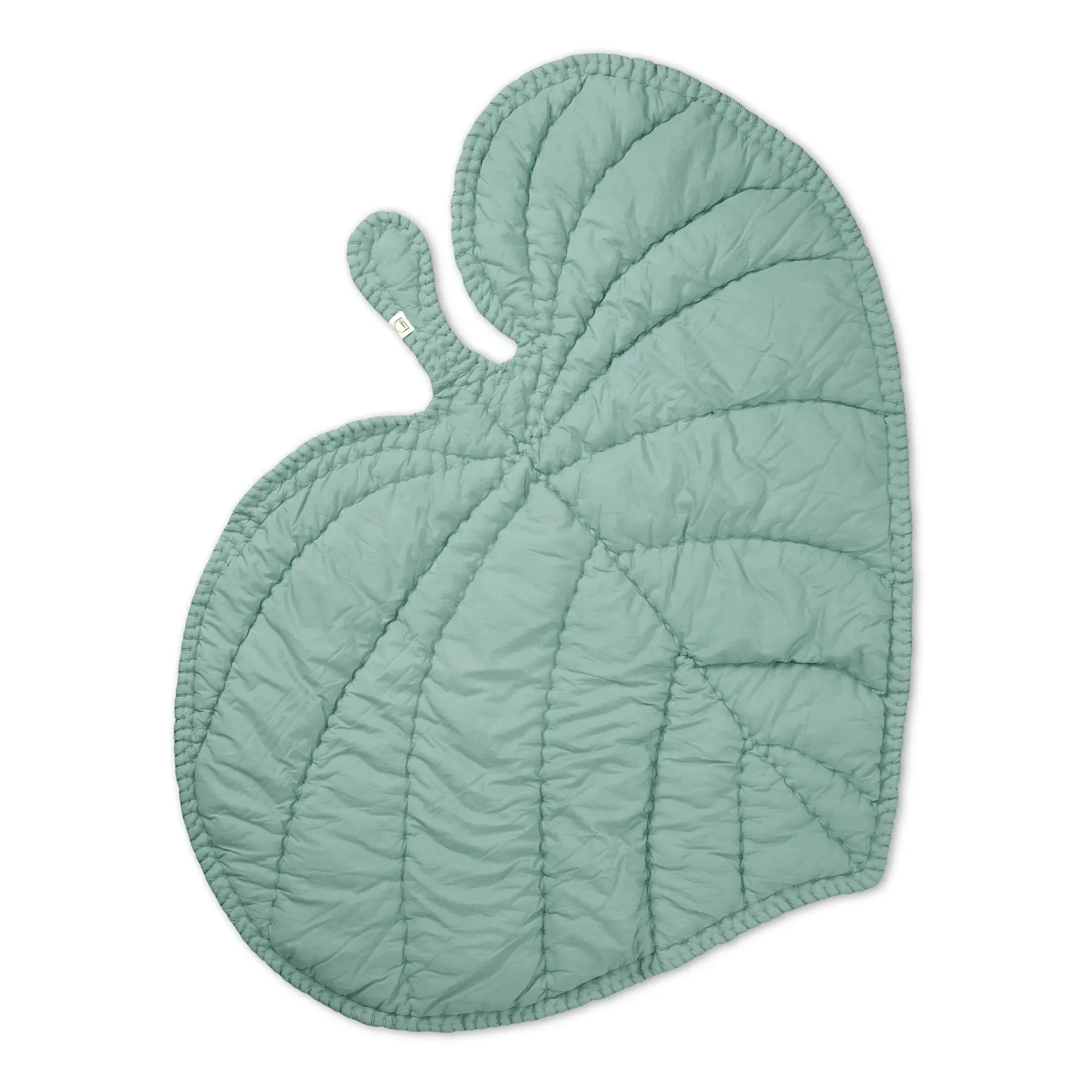 Nofred Leaf Play Mat - Mint Green, Cotton product