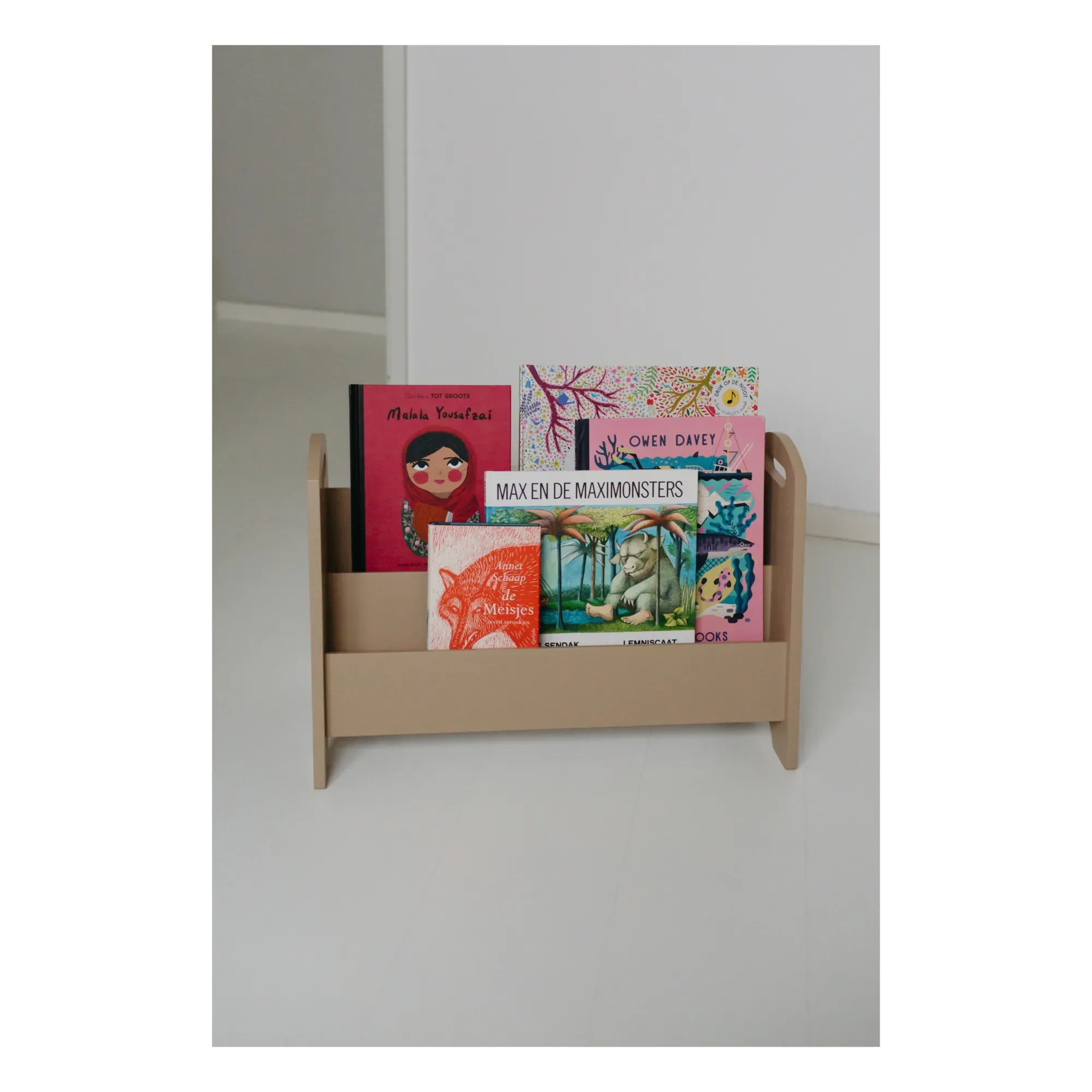 Wooden Book Rack - Beige, FSC Wood alternate view