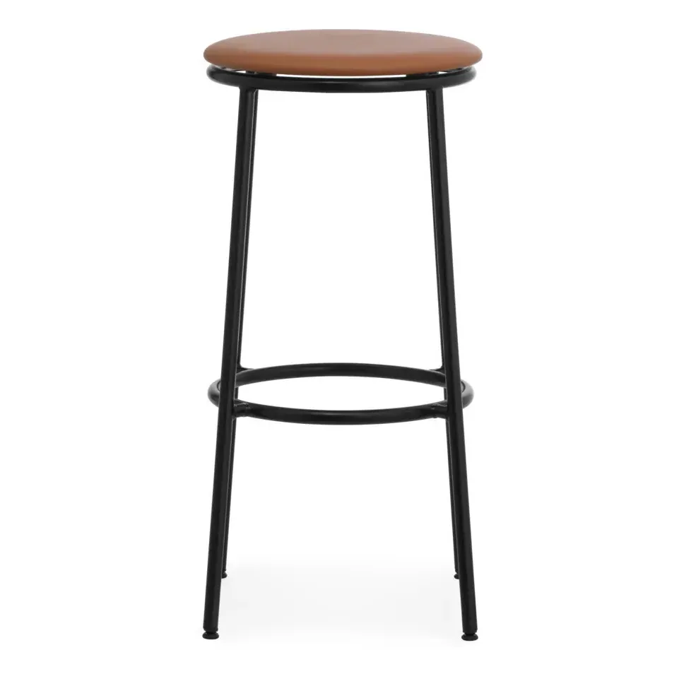 Circa Bar Stool - Brown, Leather product