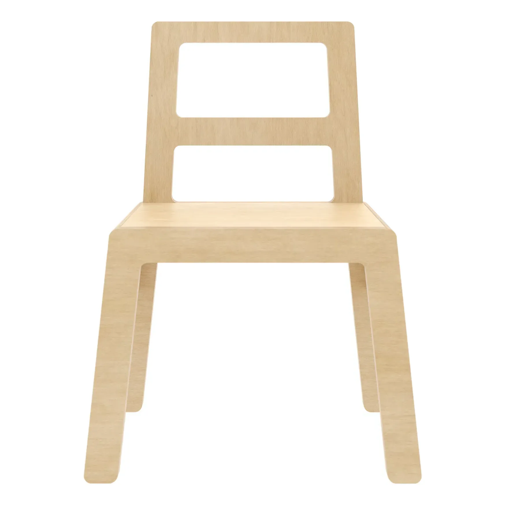 O Flex Chair - Natural, Birch Plywood alternate view