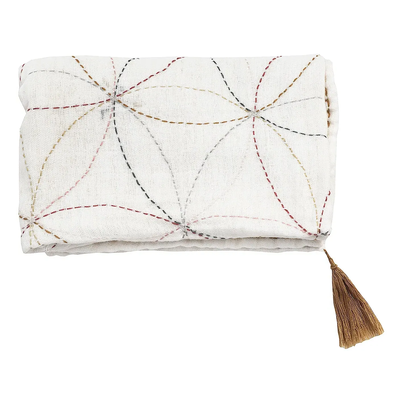 Flower of Life Lightweight Blanket - Multicoloured, Organic Cotton product