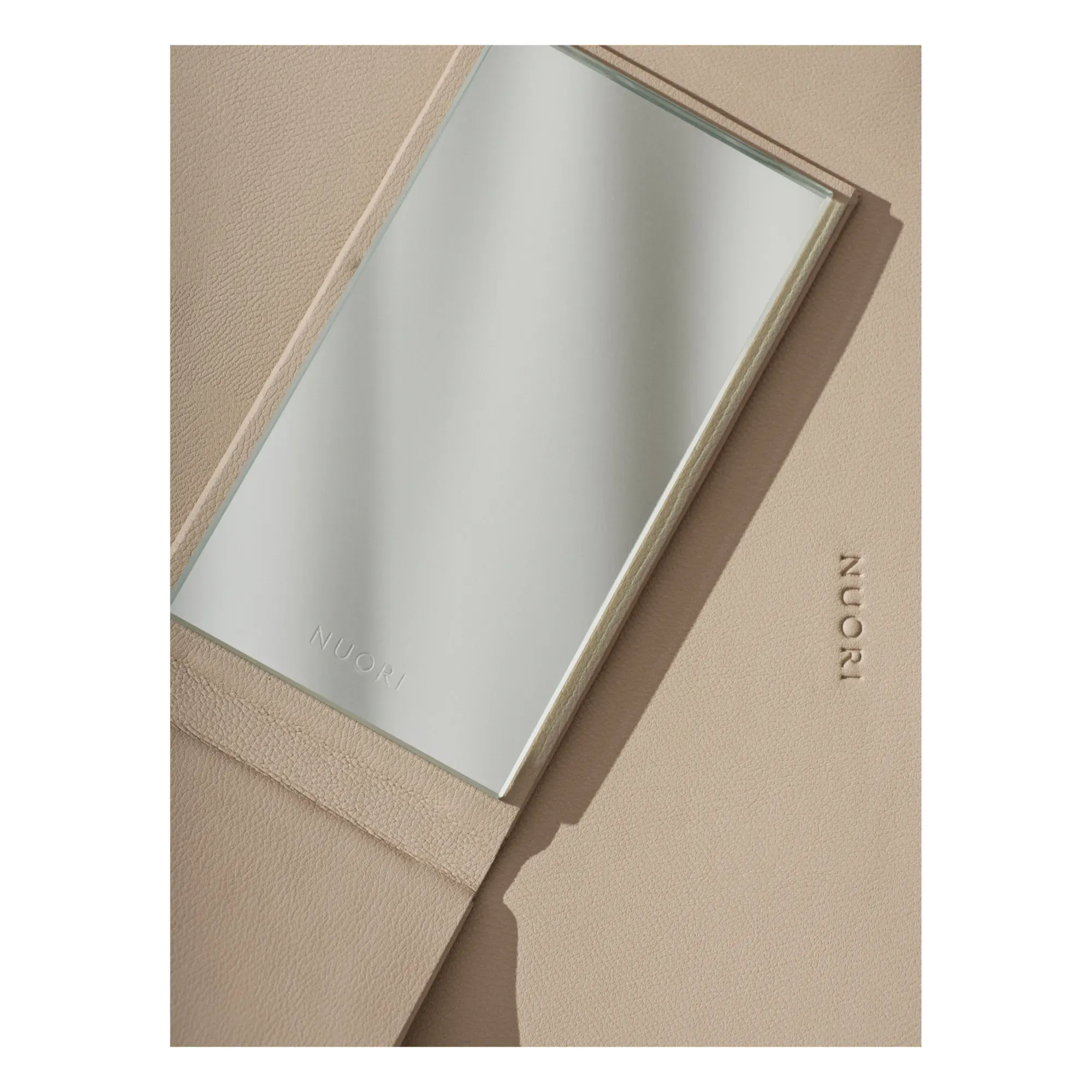 Pocket Mirror - Nude, Vegan Leather alternate view
