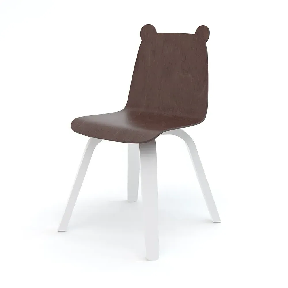 Bear Play Chairs Set of 2 - Walnut, Wood product