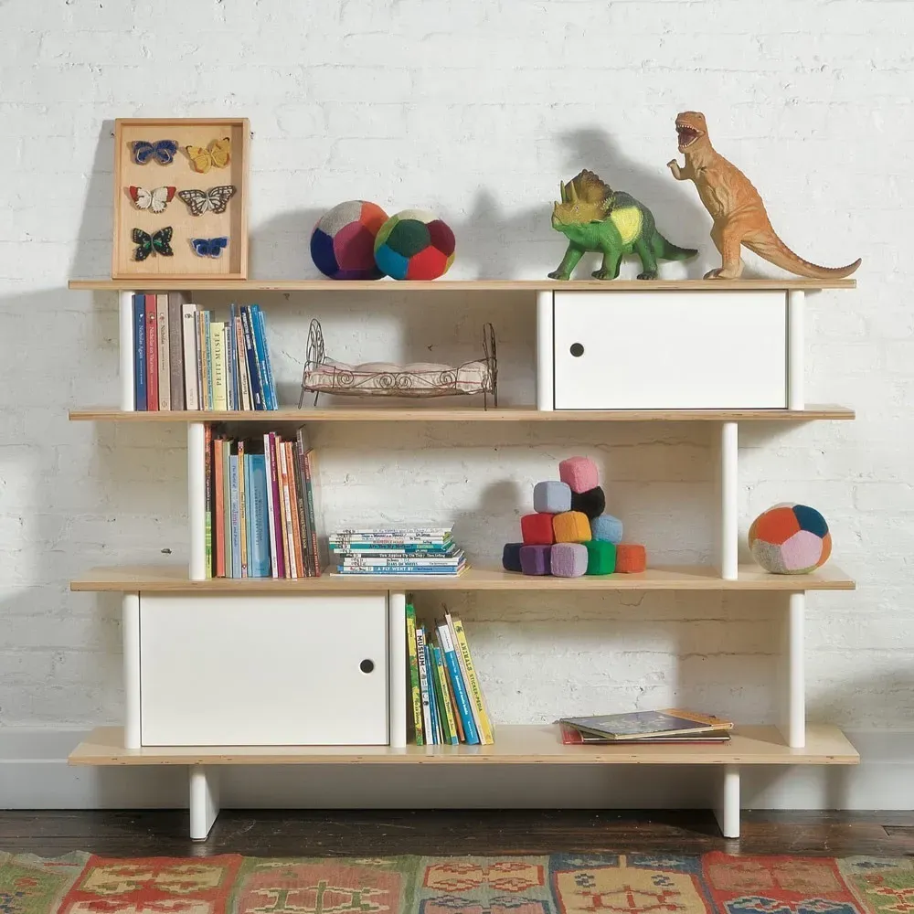 Mini Birch Bookshelf - Natural, Birch Wood alternate view