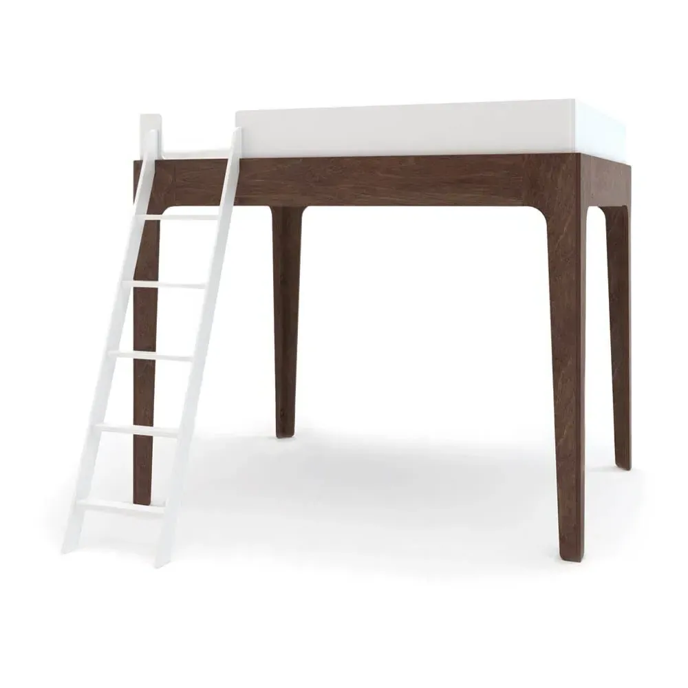Perch Mezzanine Loft Bed - Walnut, Plywood alternate view