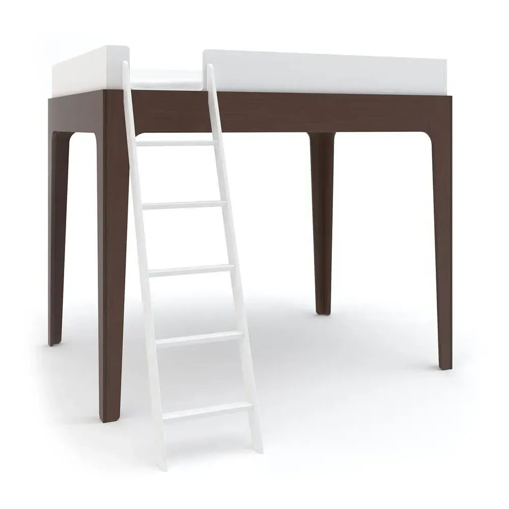 Perch Mezzanine Loft Bed - Walnut, Plywood product