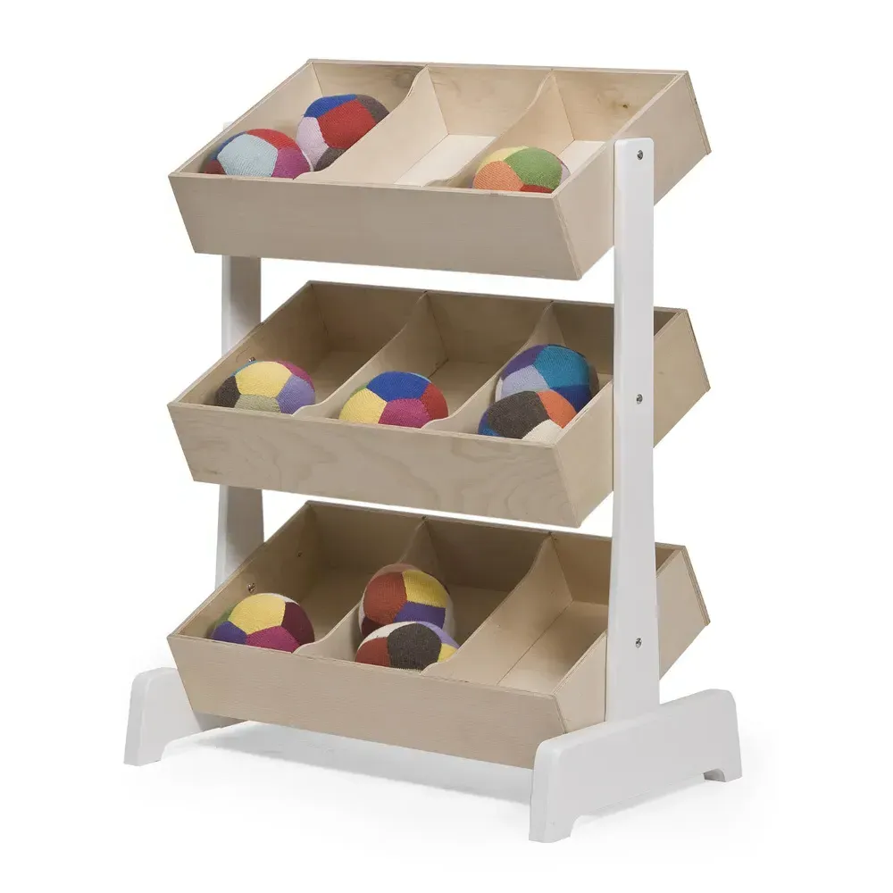Storage Unit with Removable Separators - Natural, Birch Plywood product