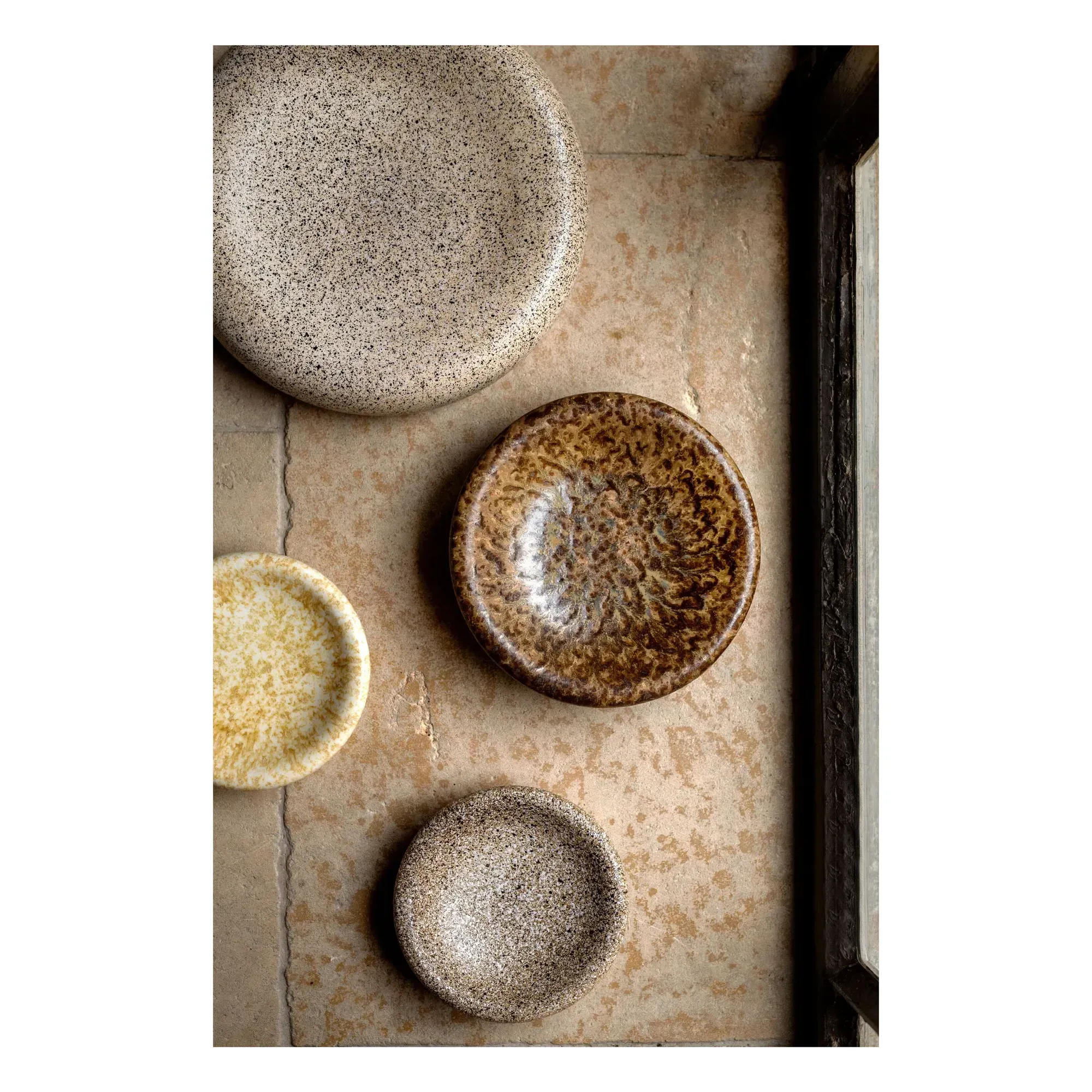Boel Stoneware Bowls Set of 4 - Brown alternate view