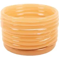 Gilbert Candle Jar - Orange, Stoneware alternate view