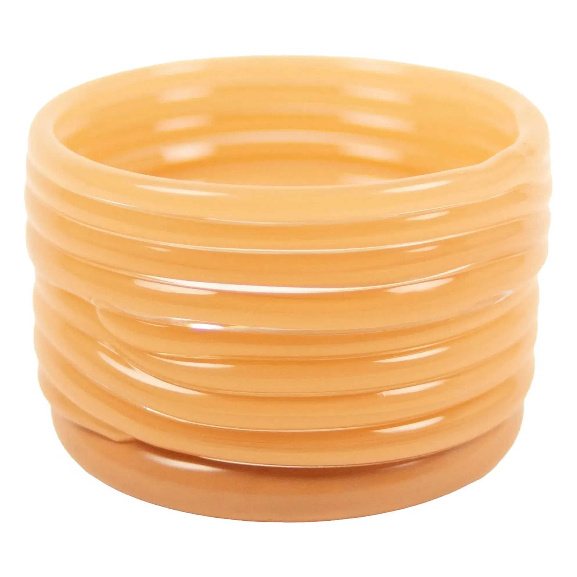 Gilbert Candle Jar - Orange, Stoneware product