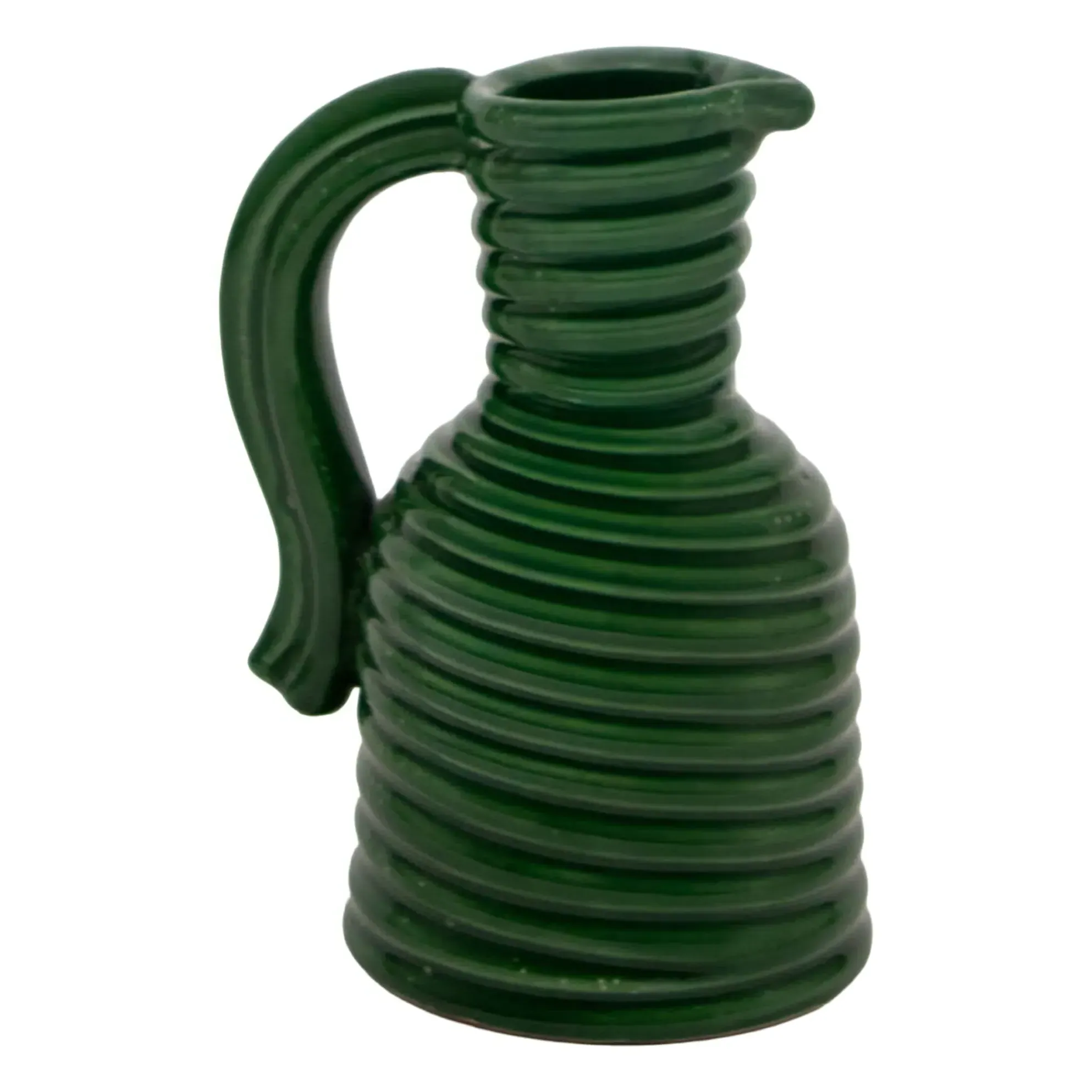Josette Ceramic Decanter - Green, Terracotta product