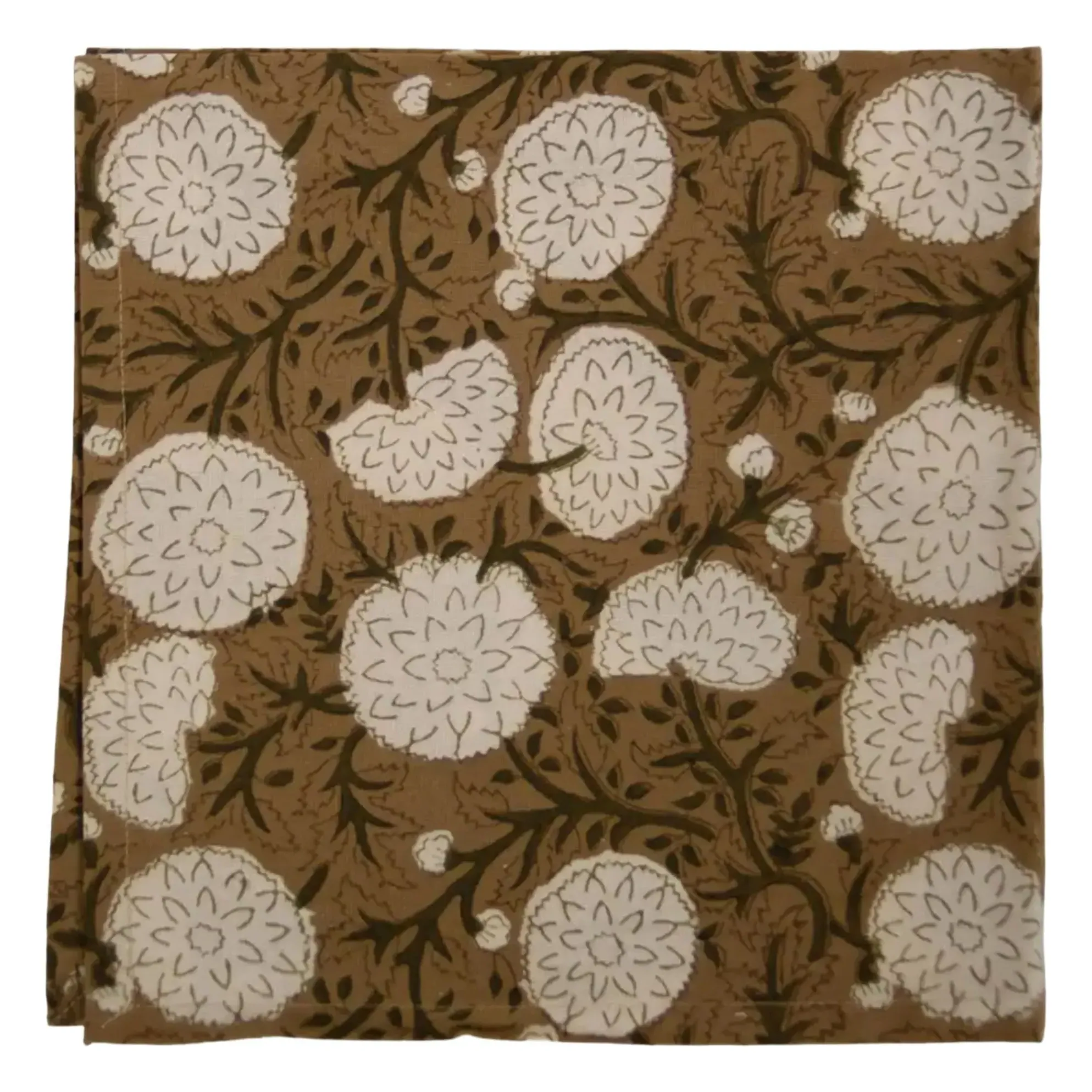 Mirabelle Floral Printed Napkin - Beige, Cotton alternate view