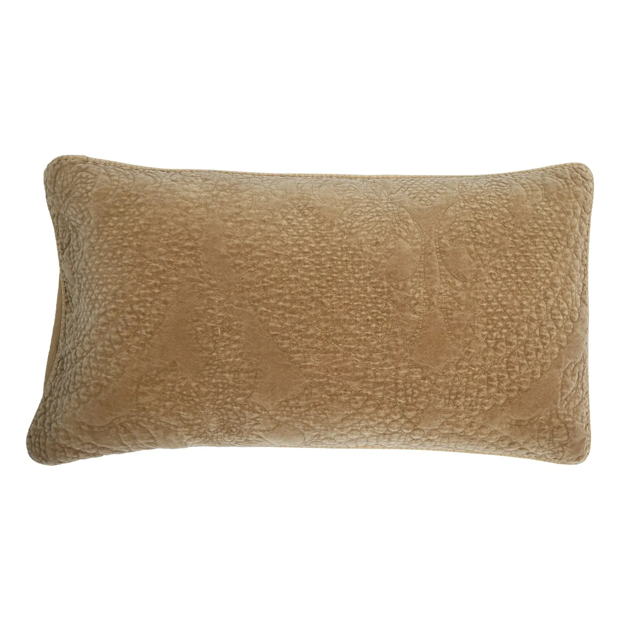 Sara Cushion Cover - Beige, Velvet Cotton product