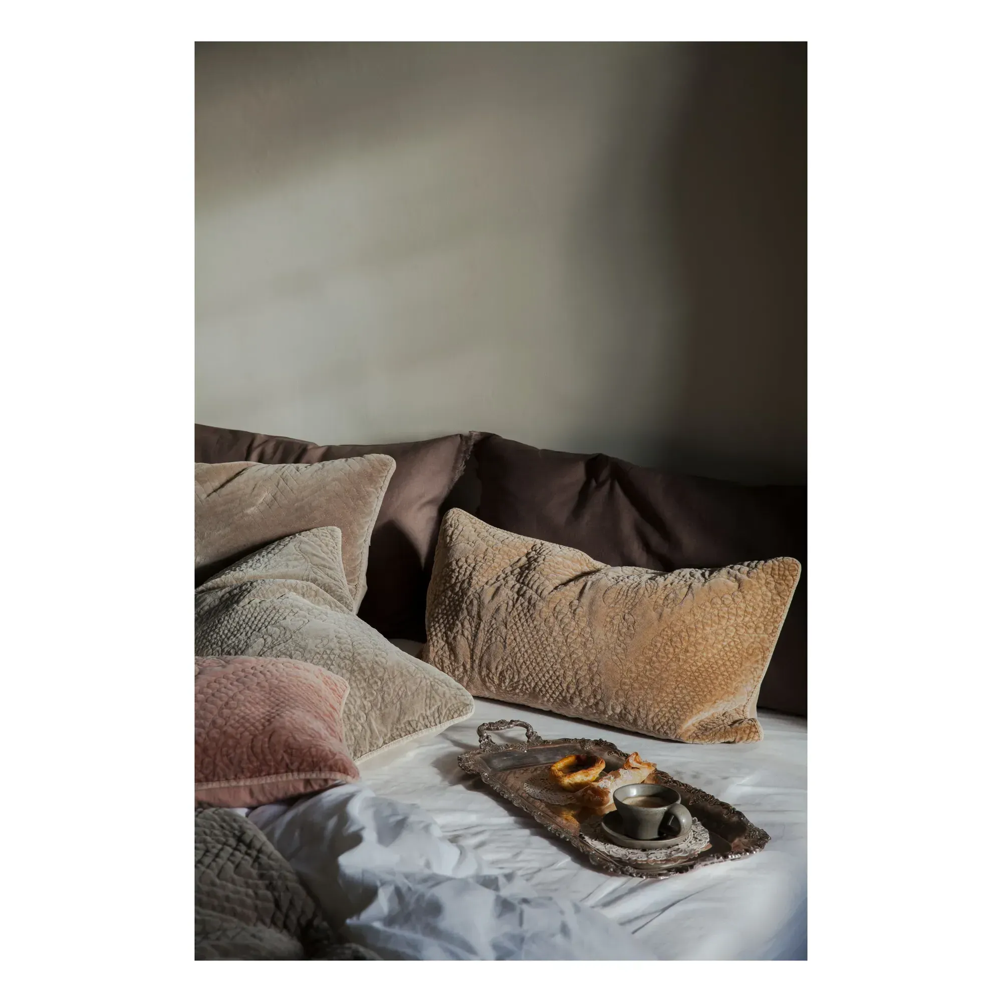 Sara Cushion Cover - Blush, Velvet alternate view