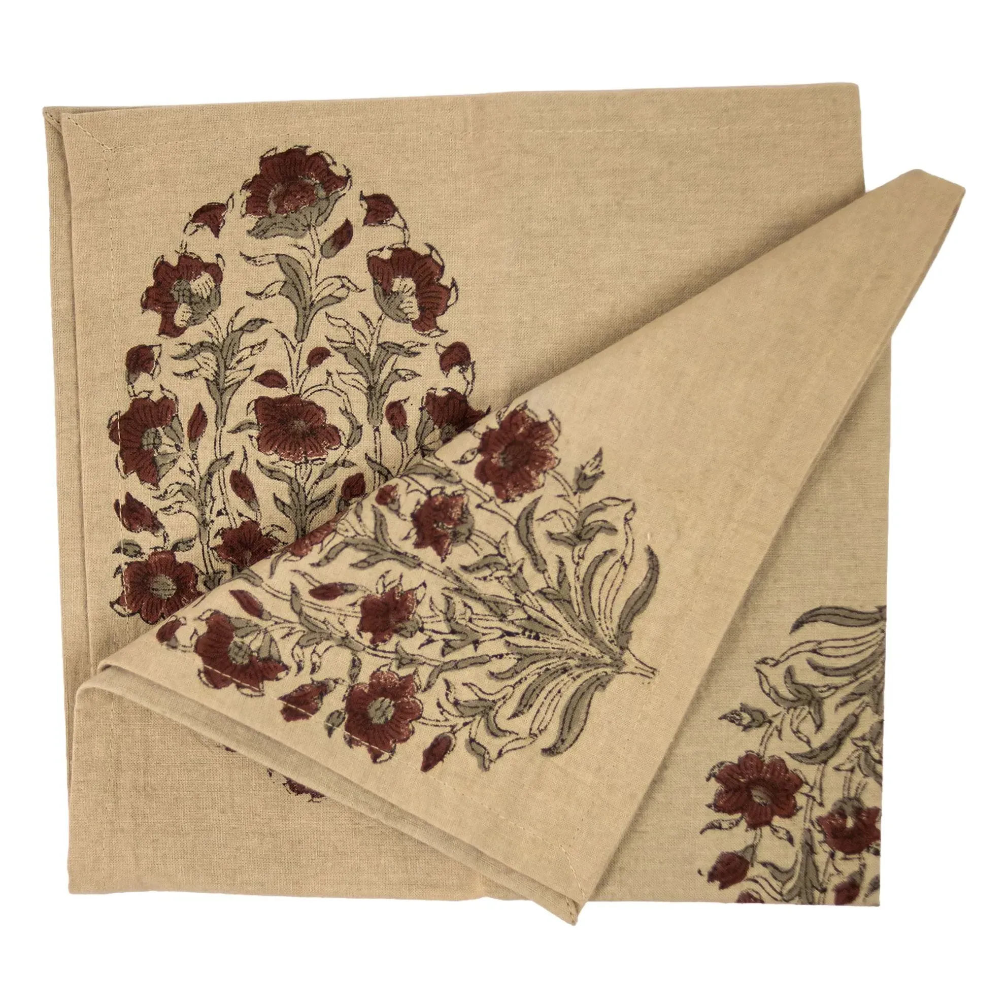 Tyra Set of 4 Napkins - Multicoloured, Cotton alternate view