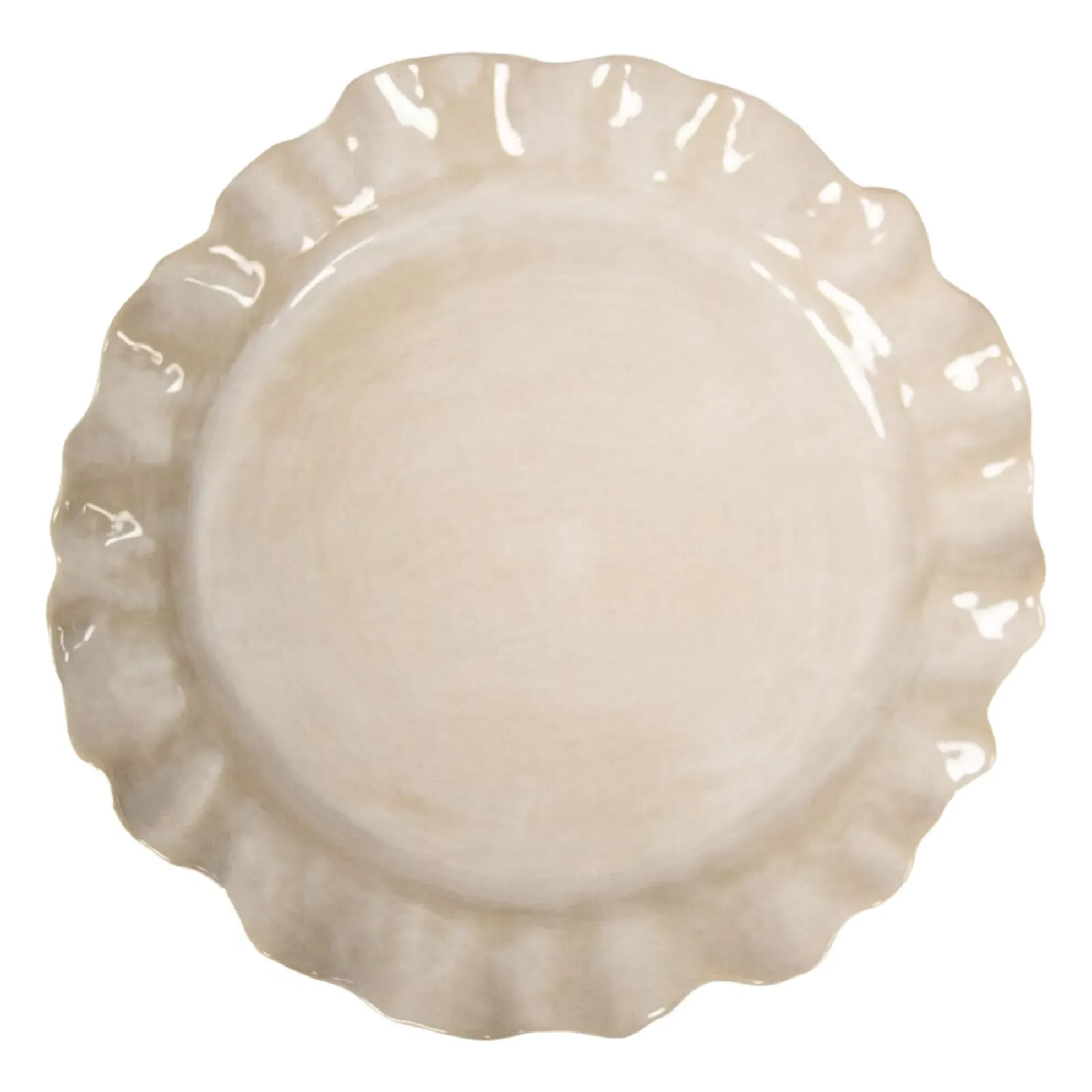 Valerie Dessert Plates Set of 4 - Cream, Stoneware product