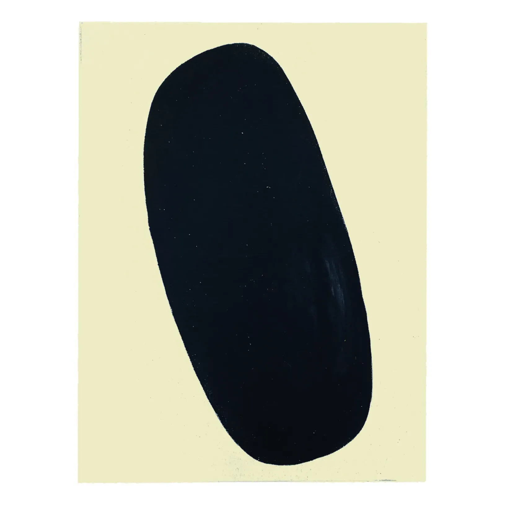 Ovale Linen Canvas Painting - Black product