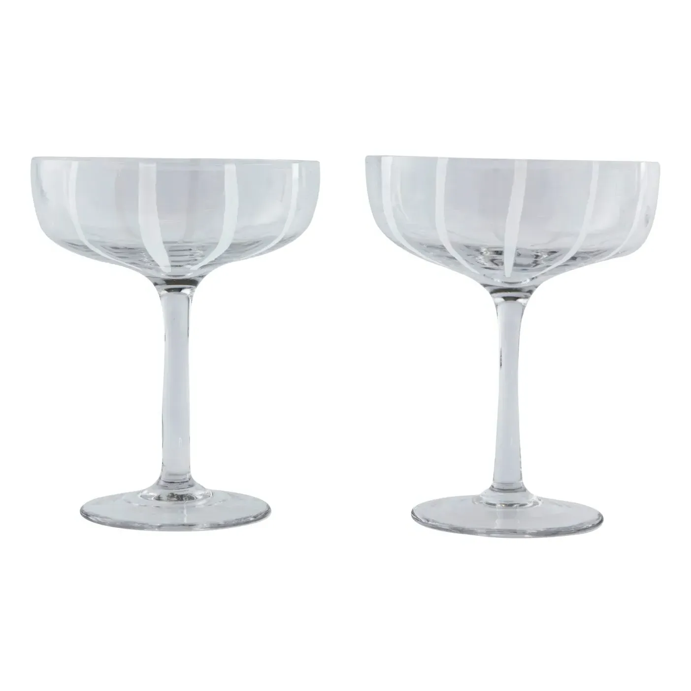 Mizu Set of 2 Champagne Glasses - Transparent, Glass product