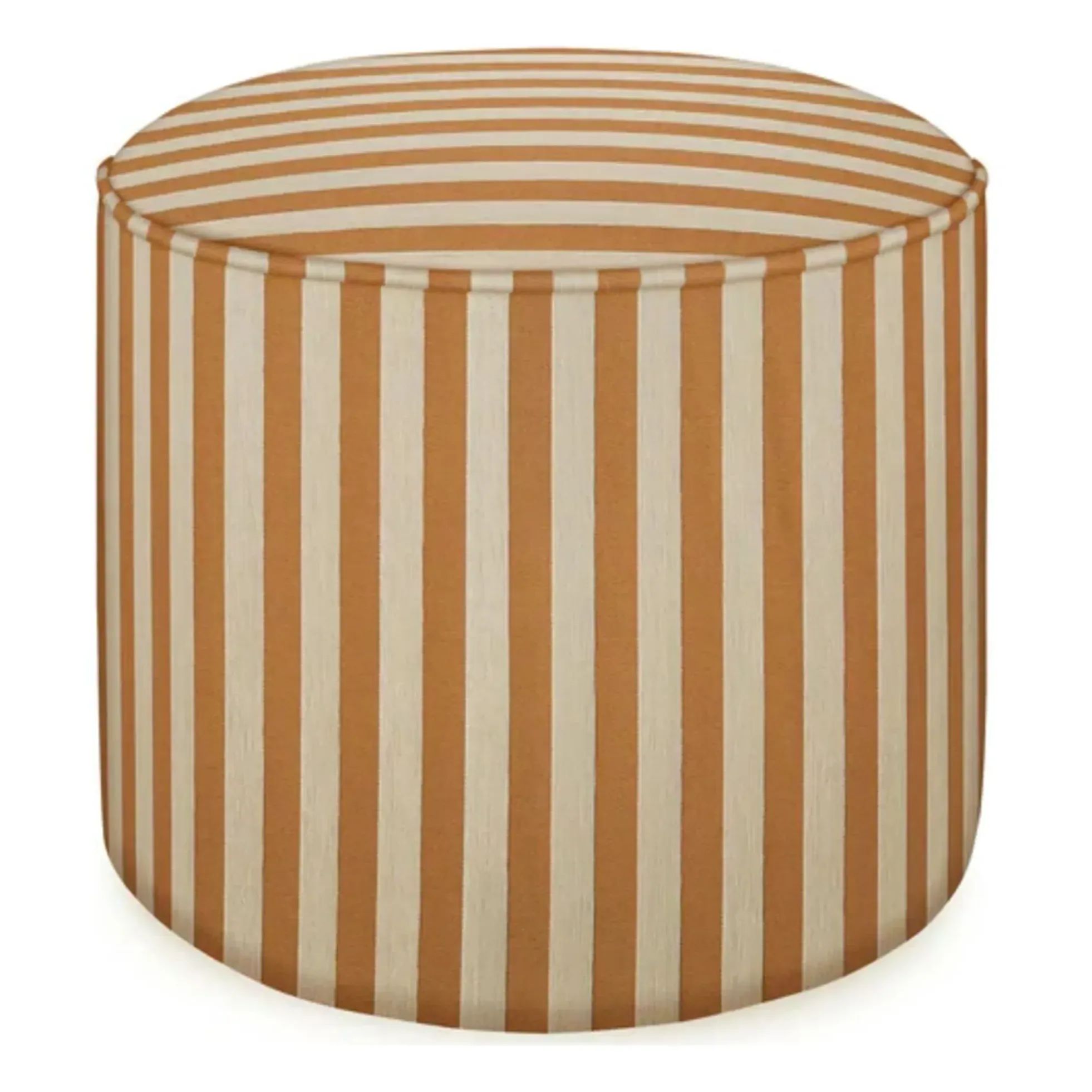 Jackie Round Pouf - Caramel, Polypropylene product
