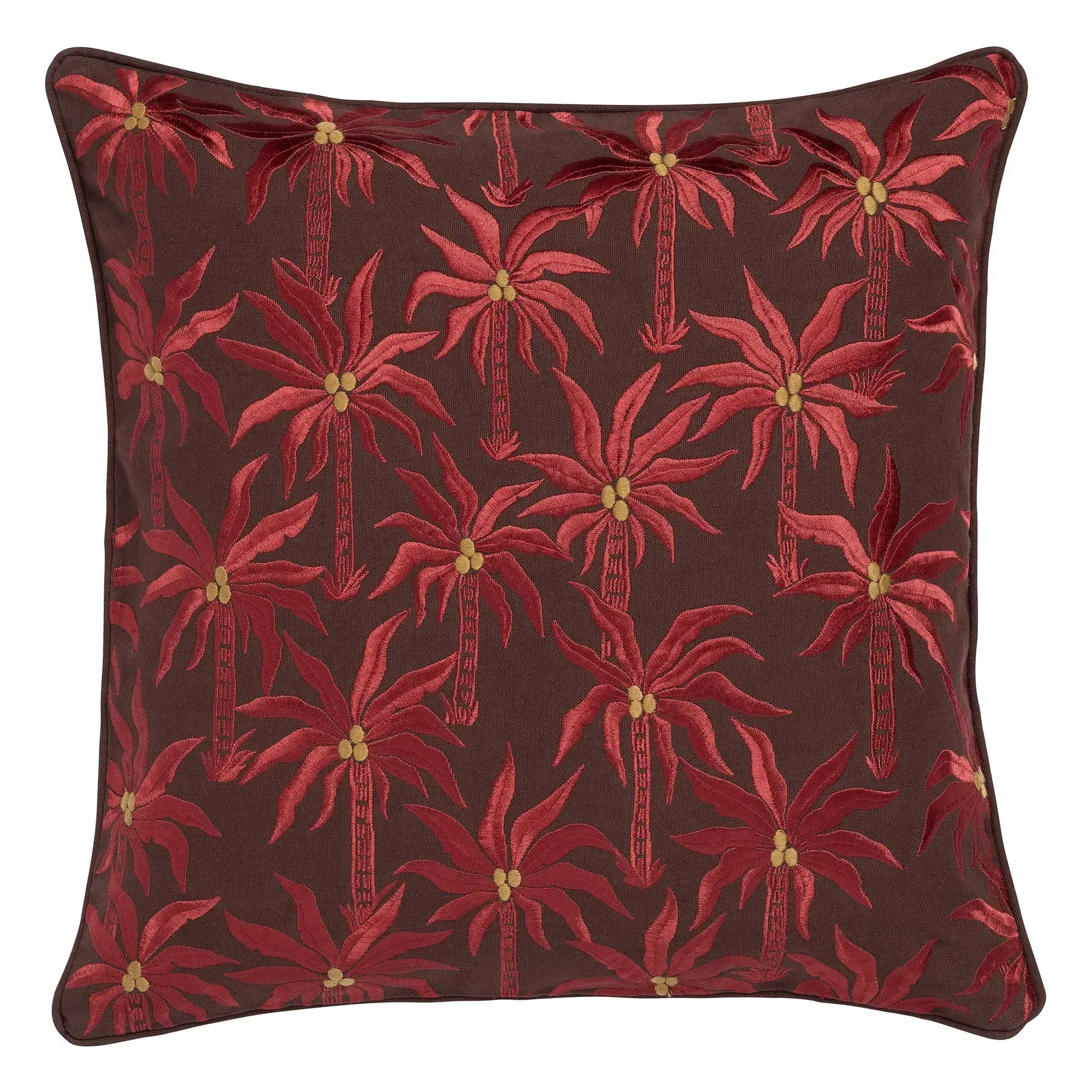 Laura Cushion Cover - Chocolate, Organic Cotton product
