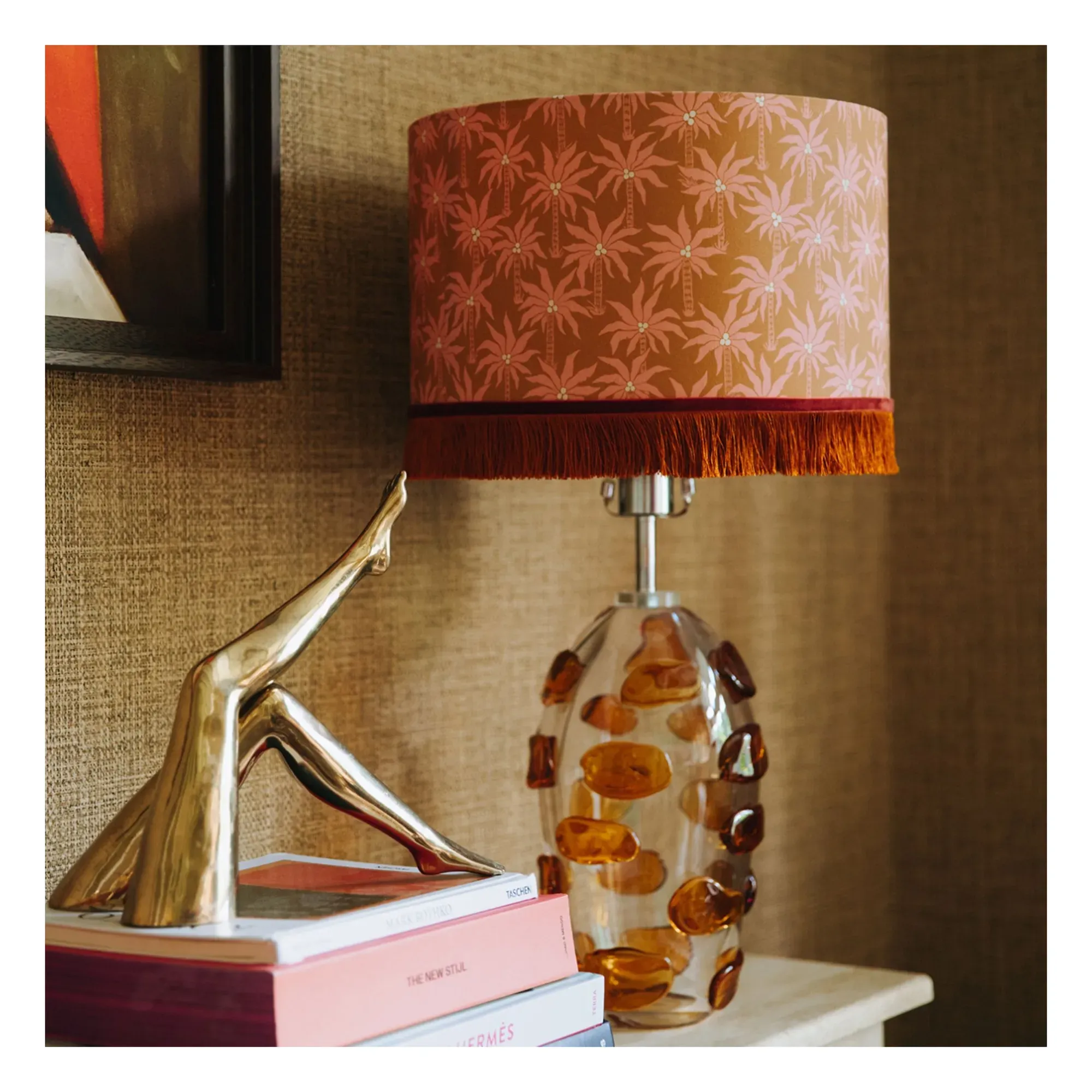 Laura Lampshade - Caramel, Organic Cotton alternate view