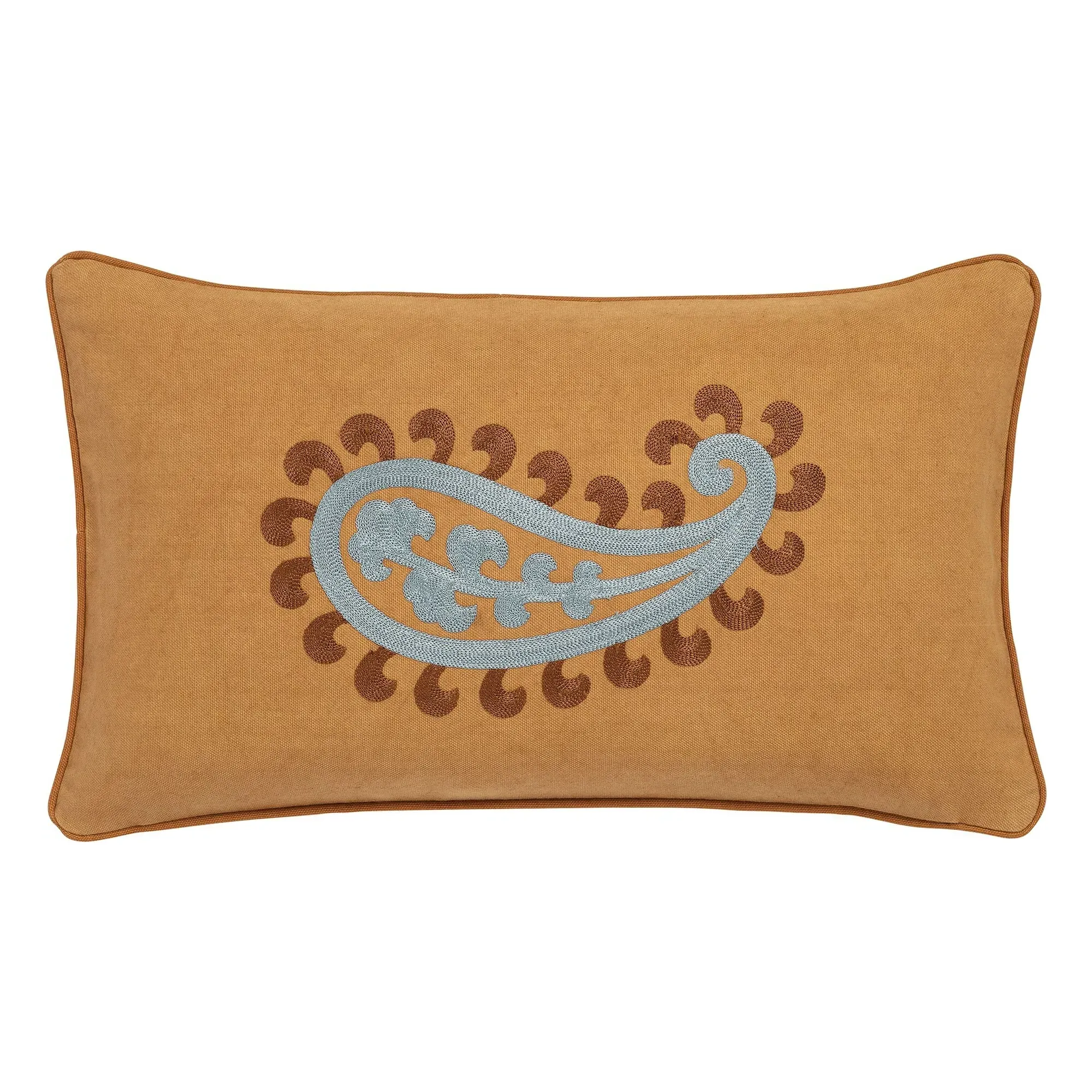 Siena Reversible Cushion Cover - Ochre, Organic Cotton product