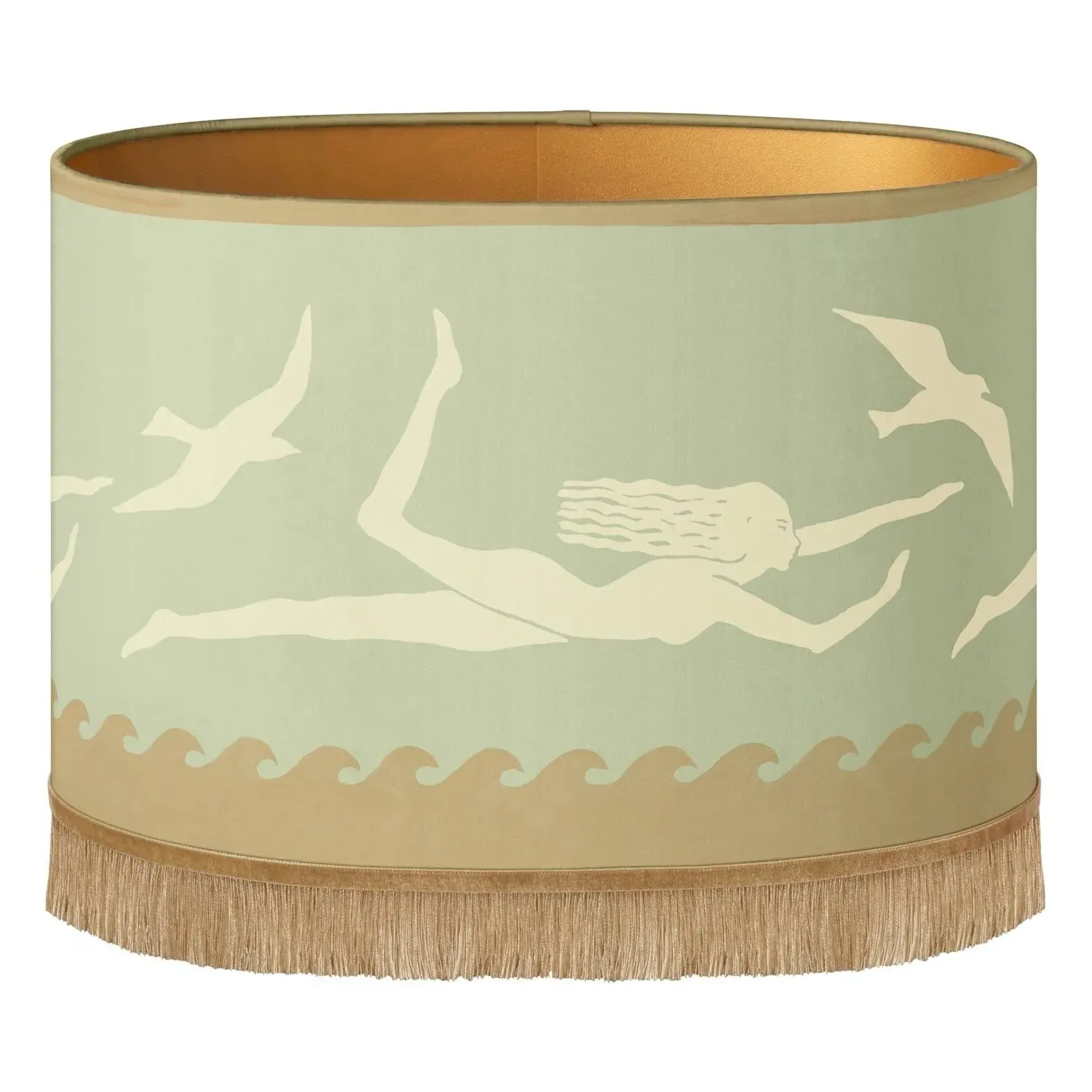 Thalassa x Hôtel Magique Lampshade - Pale Green, Organic Cotton product