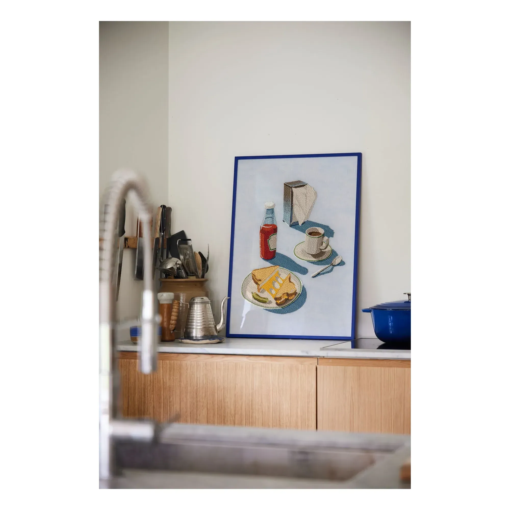 Adrienna Matzeg House Special Poster - Blue alternate view
