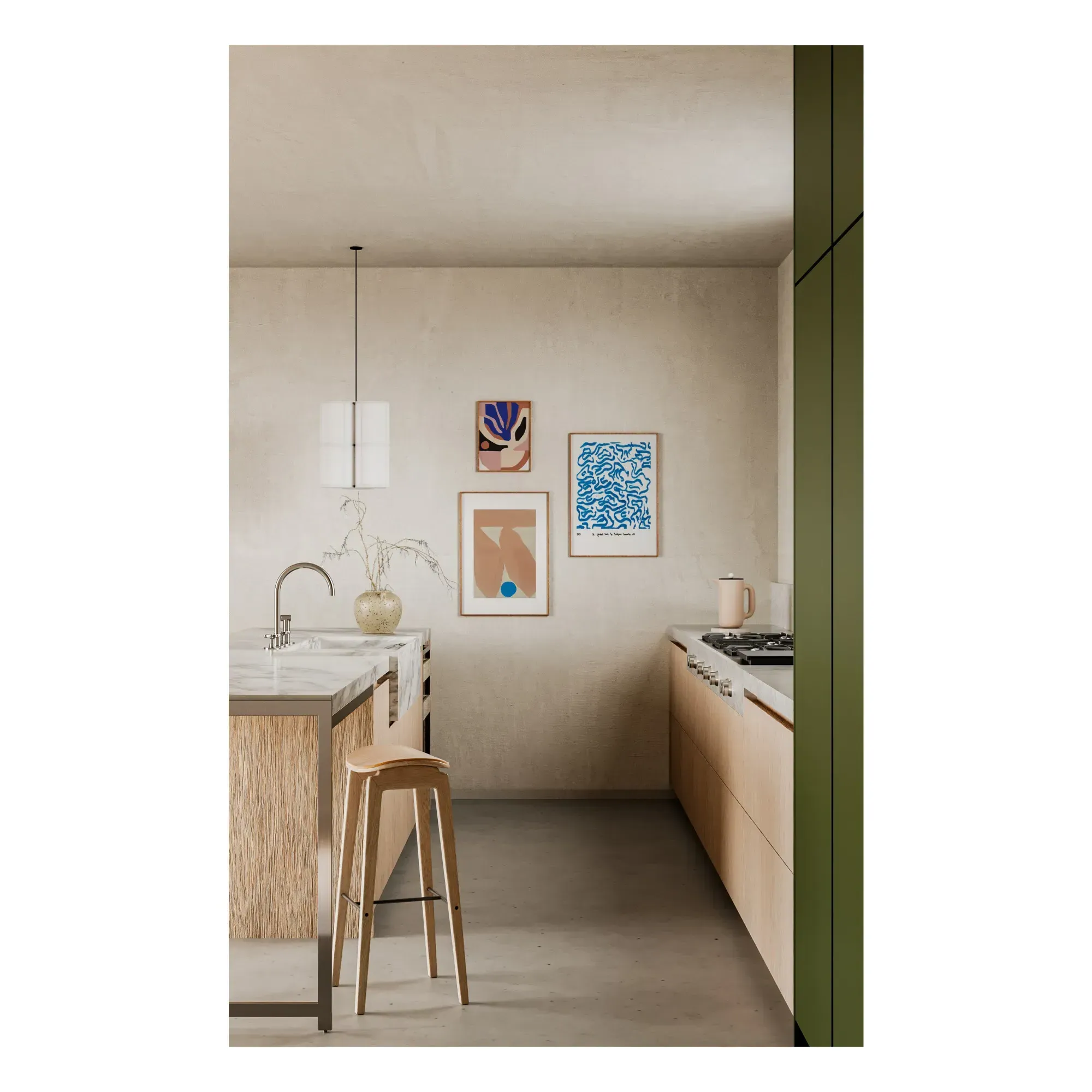Berenice Hernandez Monstera Poster - Multicoloured alternate view