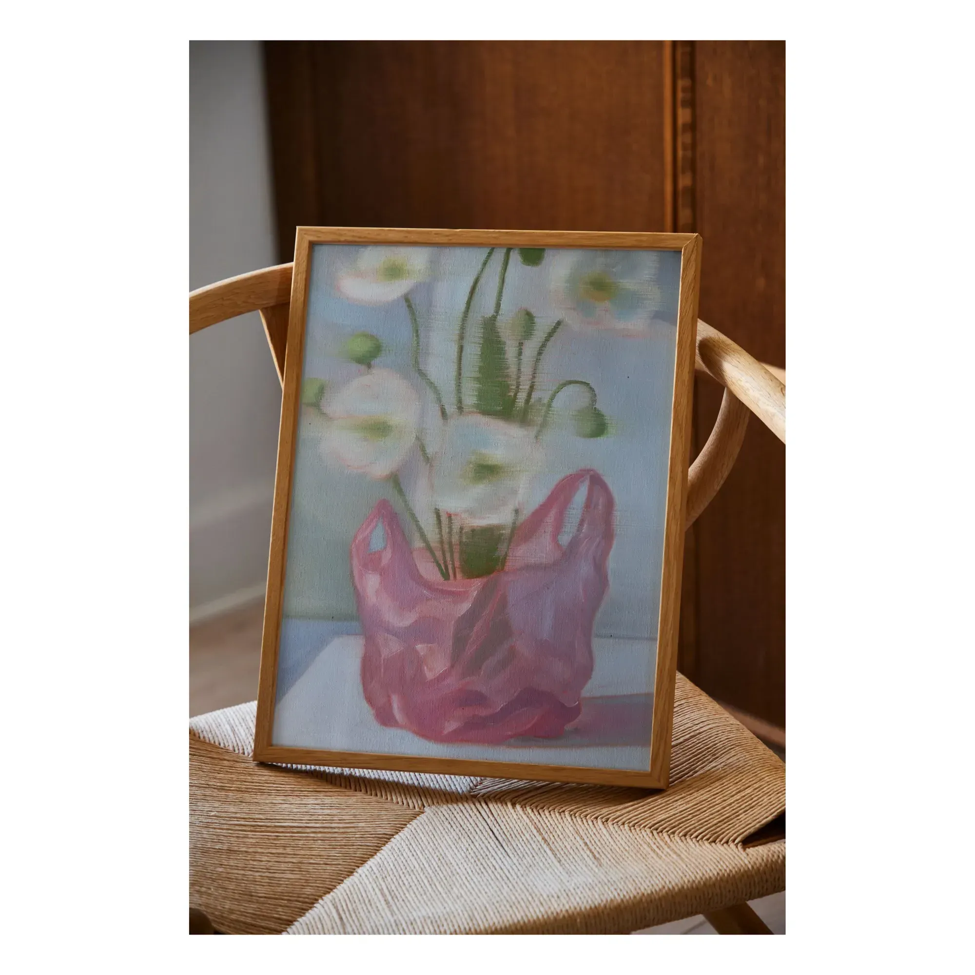 Dina Sterbrant Vase Substitute Art Print - Pink alternate view