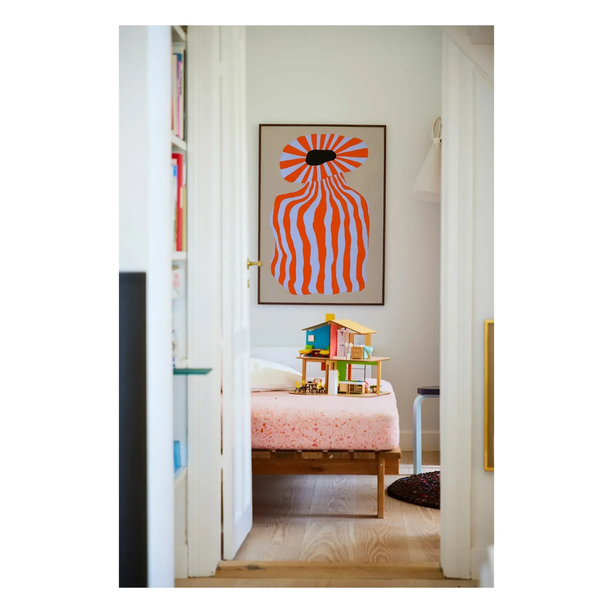 Doodle of a Doodle 01 Maya Eline Leroy Art Print - Multicoloured alternate view