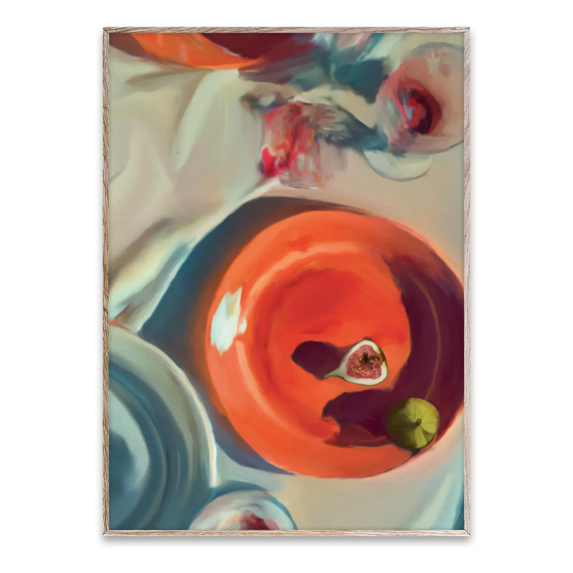 Fine Dining by Misfitting Things Art Print - Orange product