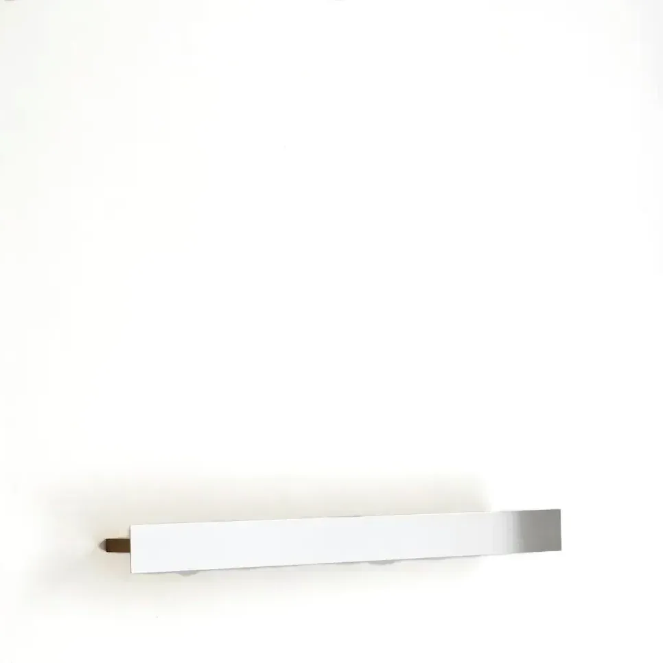 Floating Gallery Shelf with Magnetic Panel - Steel product