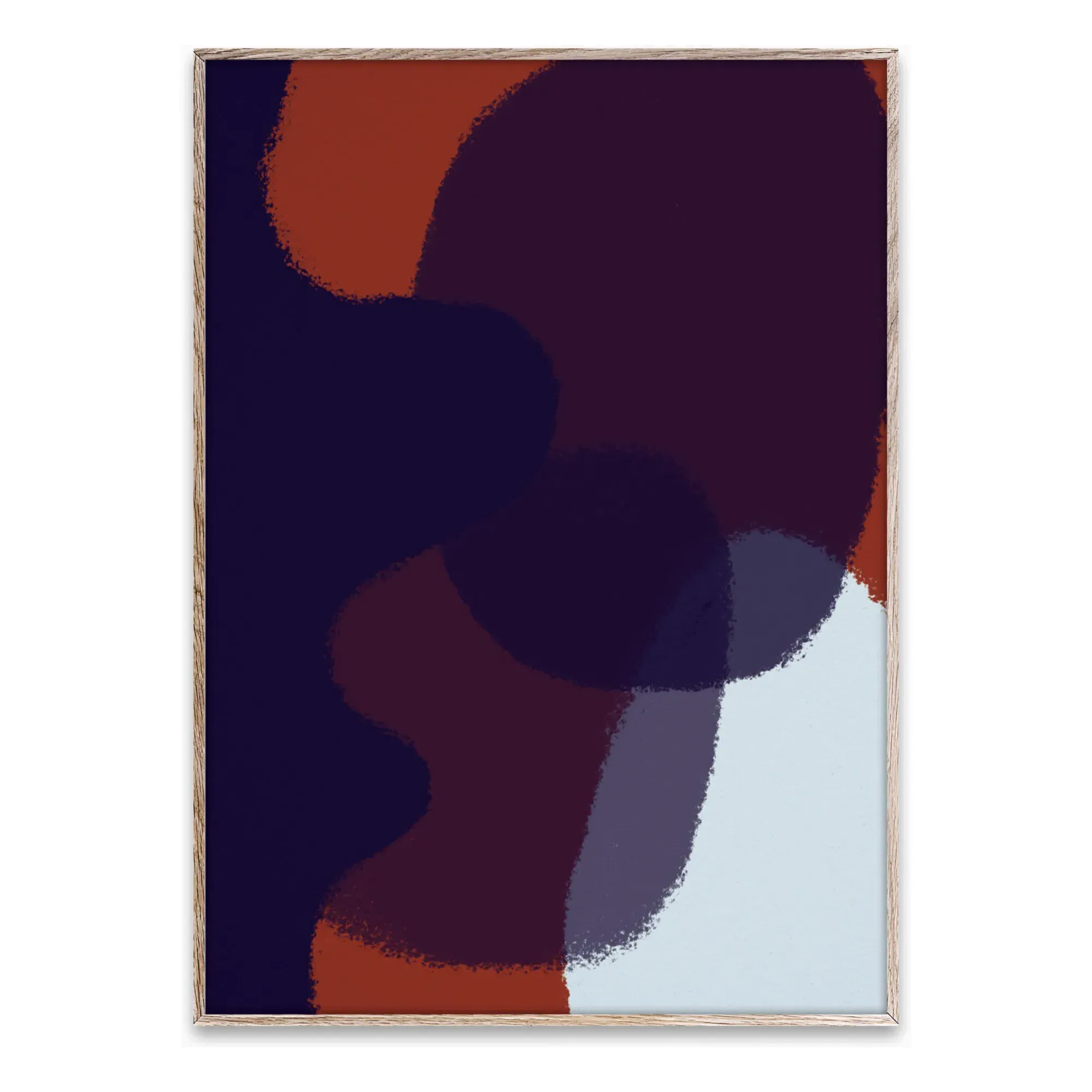 Ink Grain 03 Wall Poster - Multicoloured product
